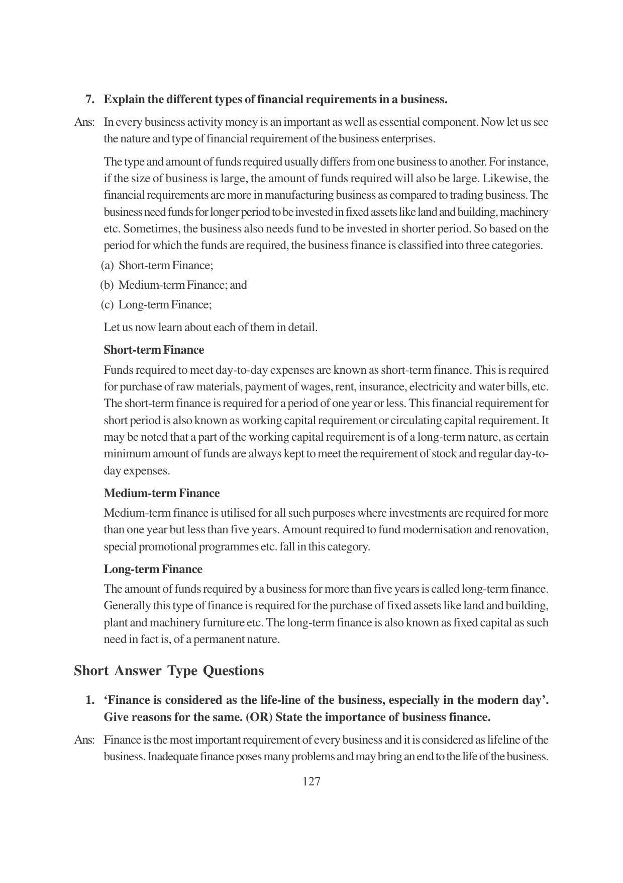 TS SCERT Inter 1st Year Business Studies-Book-2 Path 1 (English Medium) Text Book - Page 133