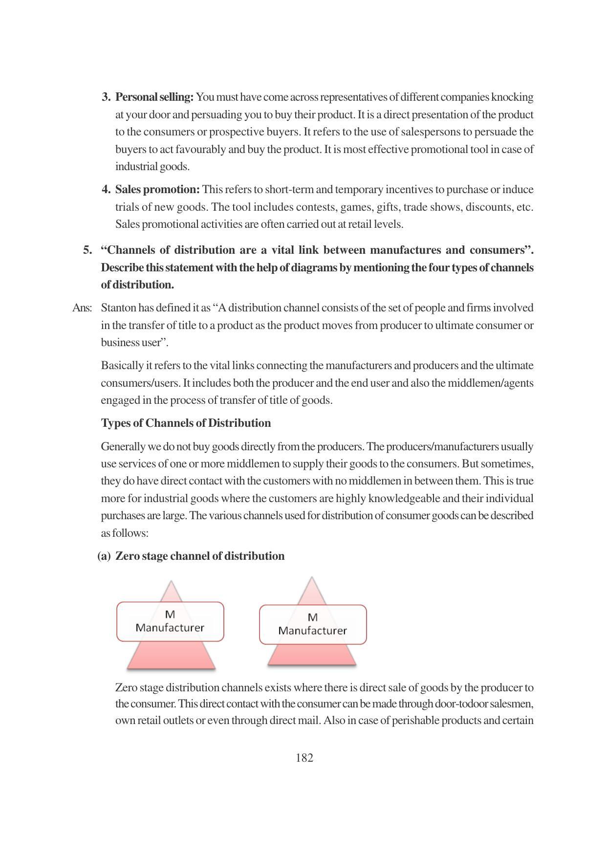 TS SCERT Inter 1st Year Business Studies-Book-2 Path 1 (English Medium) Text Book - Page 188
