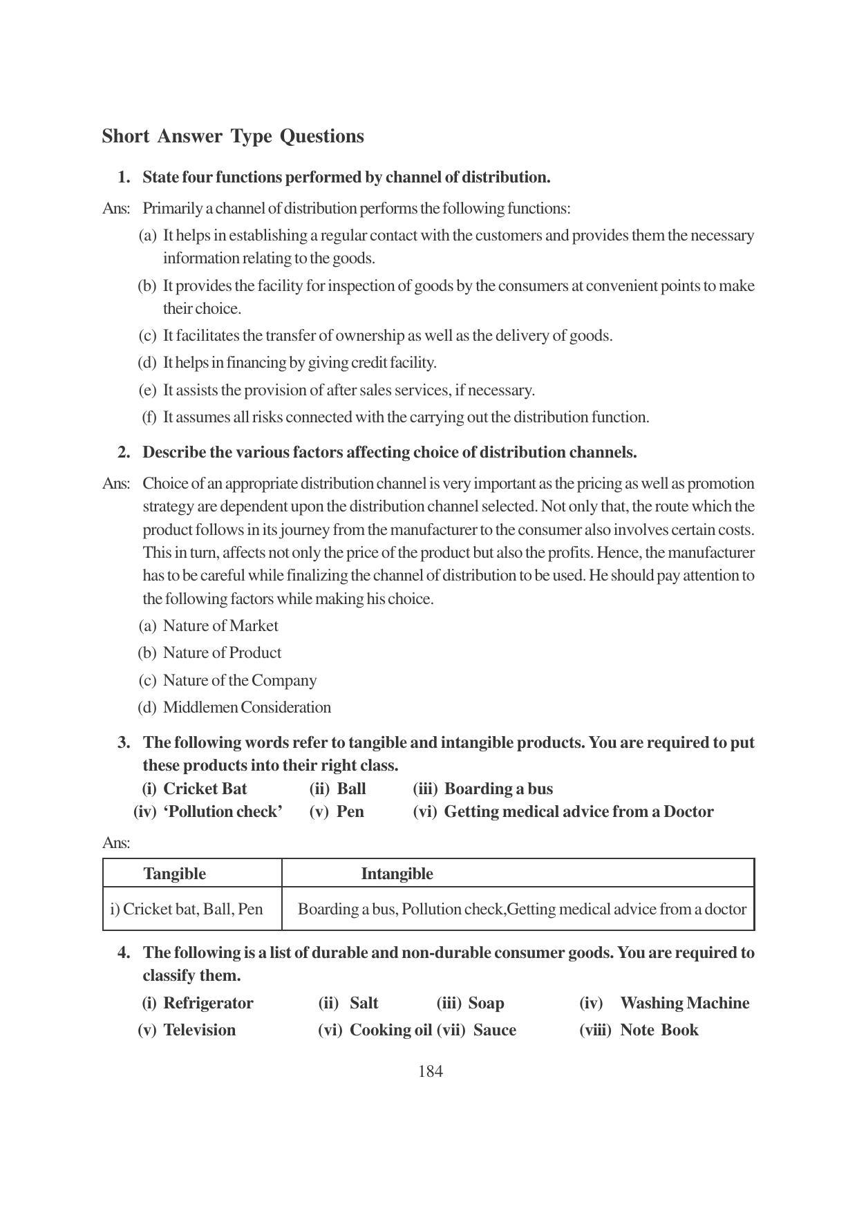 TS SCERT Inter 1st Year Business Studies-Book-2 Path 1 (English Medium) Text Book - Page 190