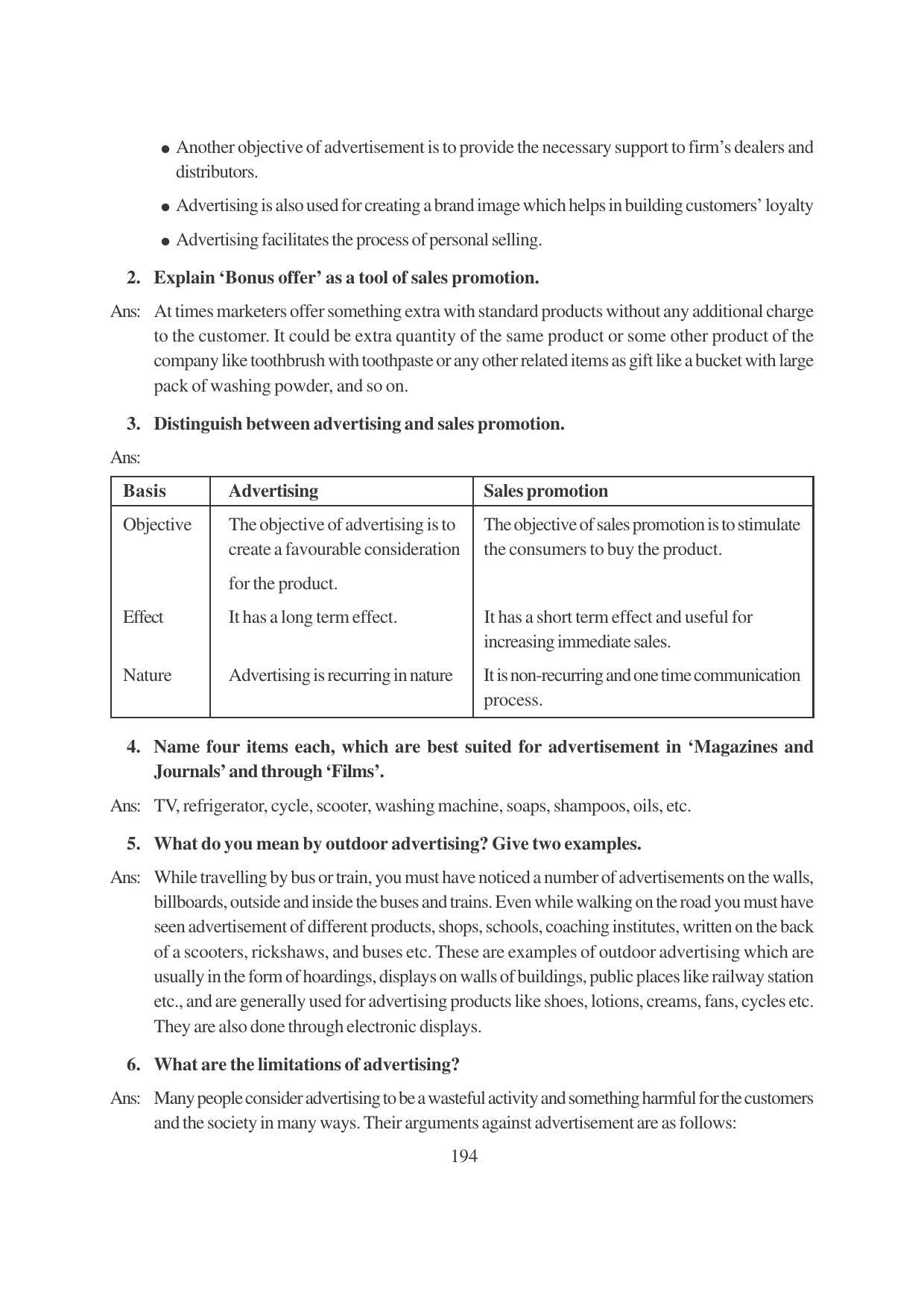 TS SCERT Inter 1st Year Business Studies-Book-2 Path 1 (English Medium) Text Book - Page 200