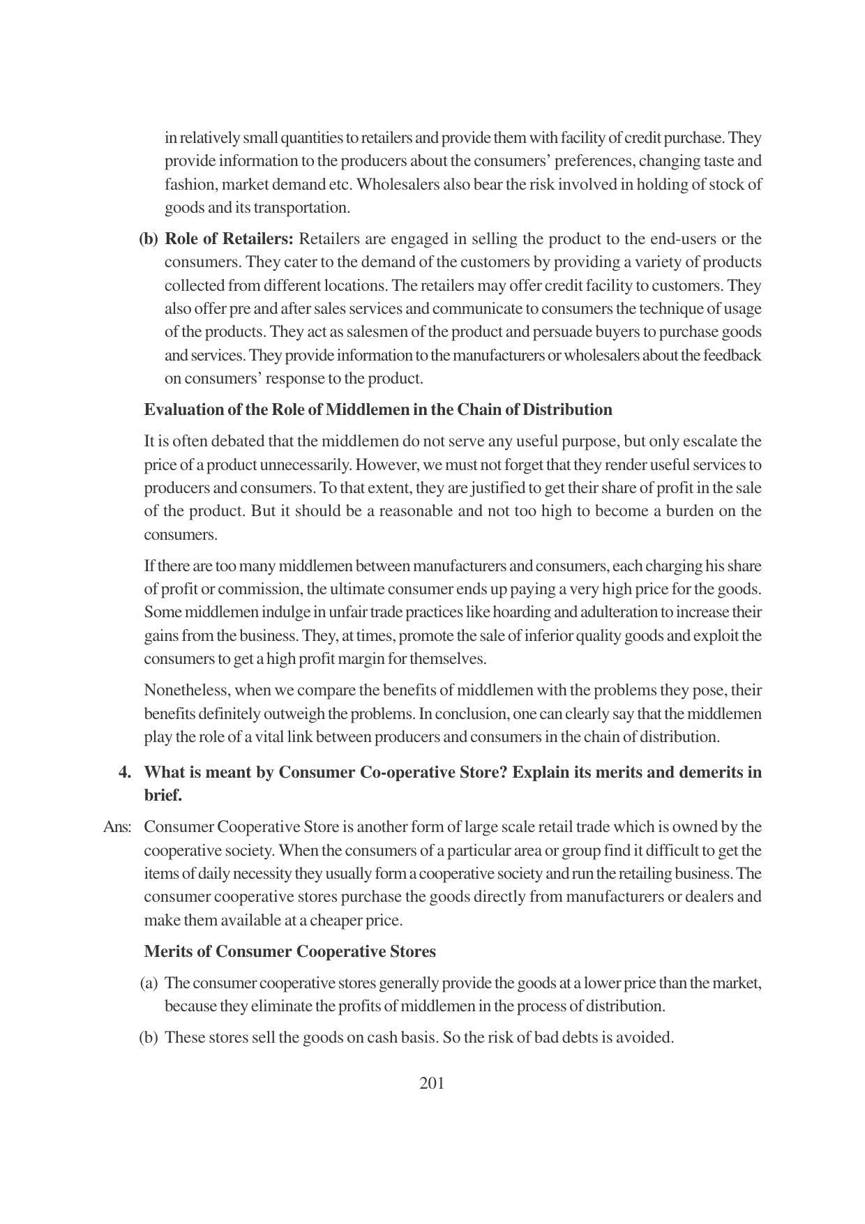 TS SCERT Inter 1st Year Business Studies-Book-2 Path 1 (English Medium) Text Book - Page 207
