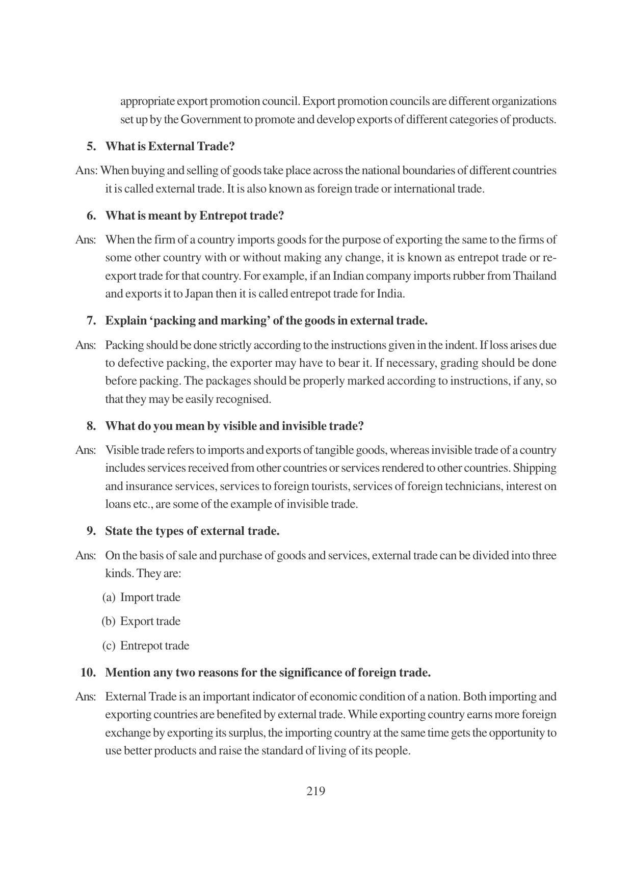 TS SCERT Inter 1st Year Business Studies-Book-2 Path 1 (English Medium) Text Book - Page 225