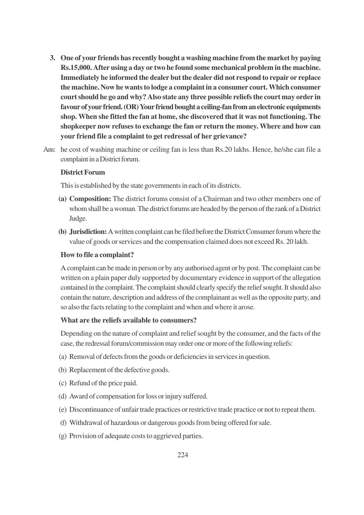 TS SCERT Inter 1st Year Business Studies-Book-2 Path 1 (English Medium) Text Book - Page 230