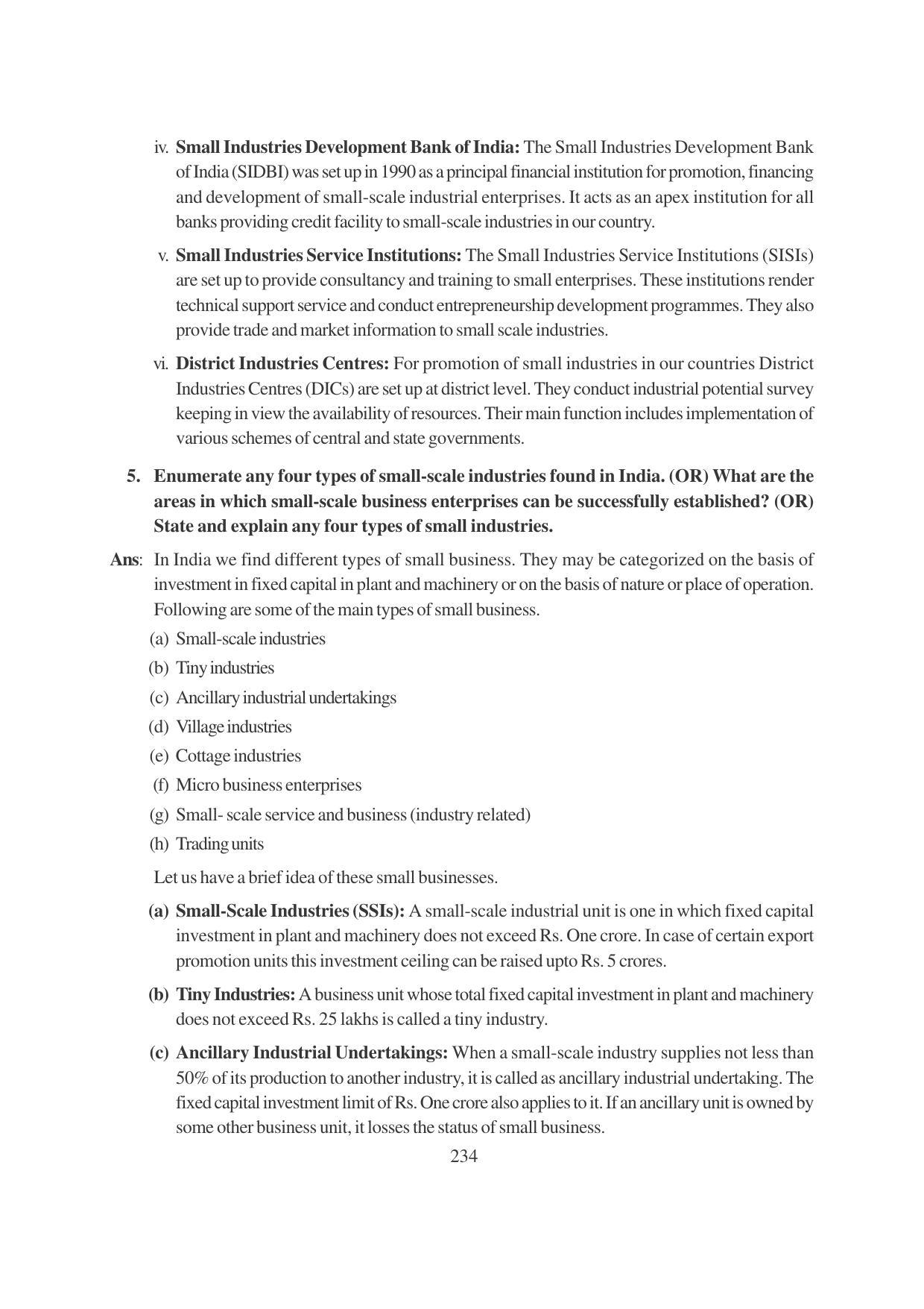 TS SCERT Inter 1st Year Business Studies-Book-2 Path 1 (English Medium) Text Book - Page 240