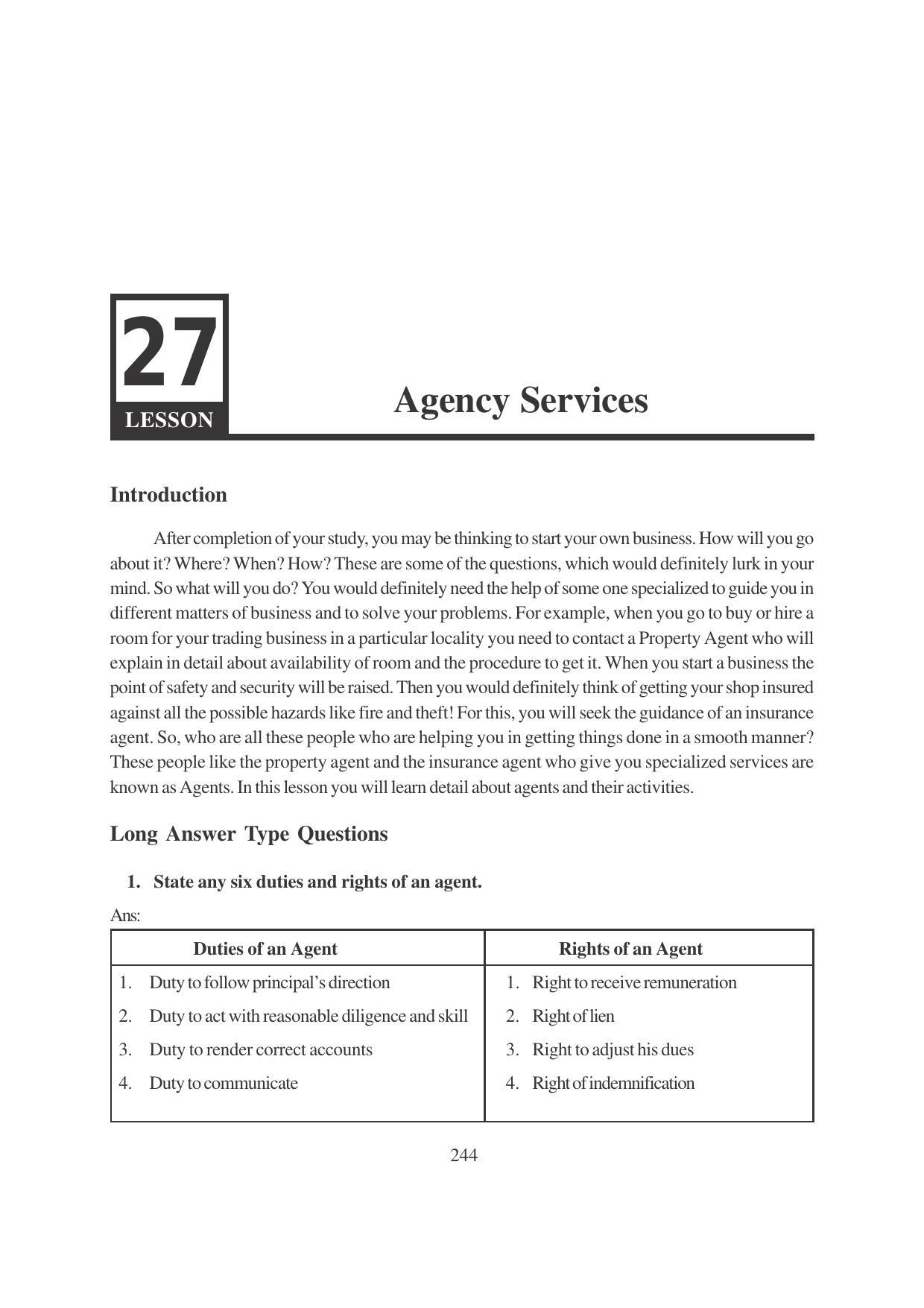 TS SCERT Inter 1st Year Business Studies-Book-2 Path 1 (English Medium) Text Book - Page 250