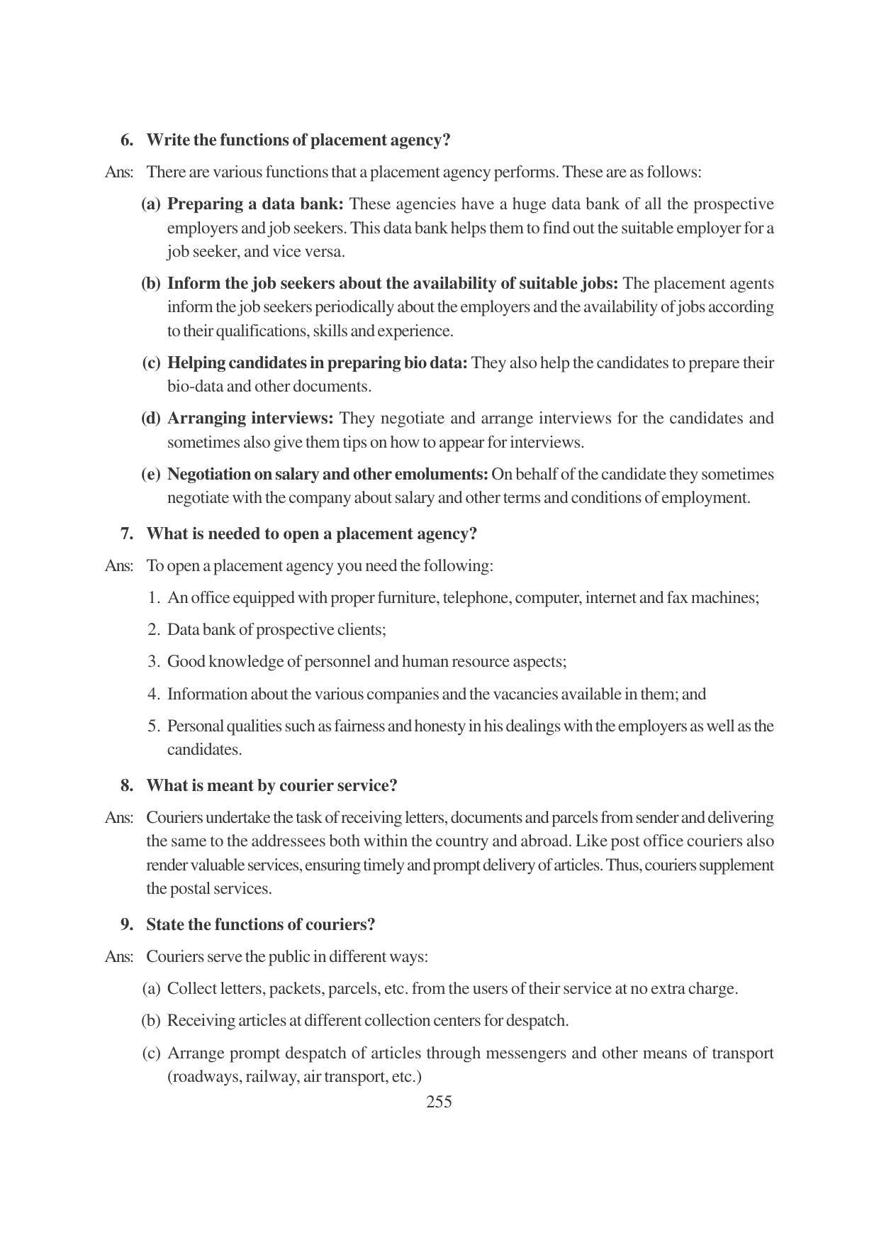 TS SCERT Inter 1st Year Business Studies-Book-2 Path 1 (English Medium) Text Book - Page 261