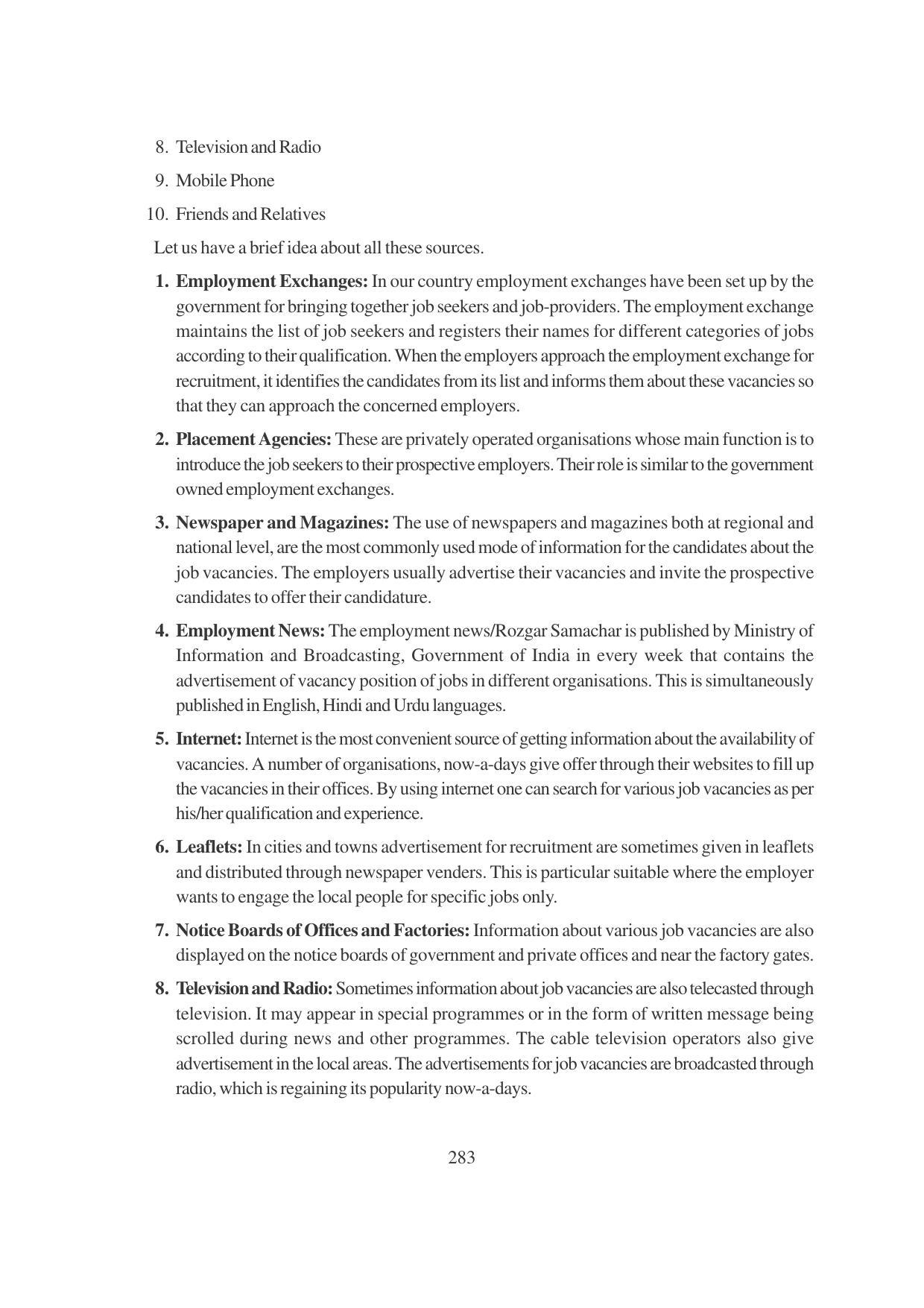 TS SCERT Inter 1st Year Business Studies-Book-2 Path 1 (English Medium) Text Book - Page 289