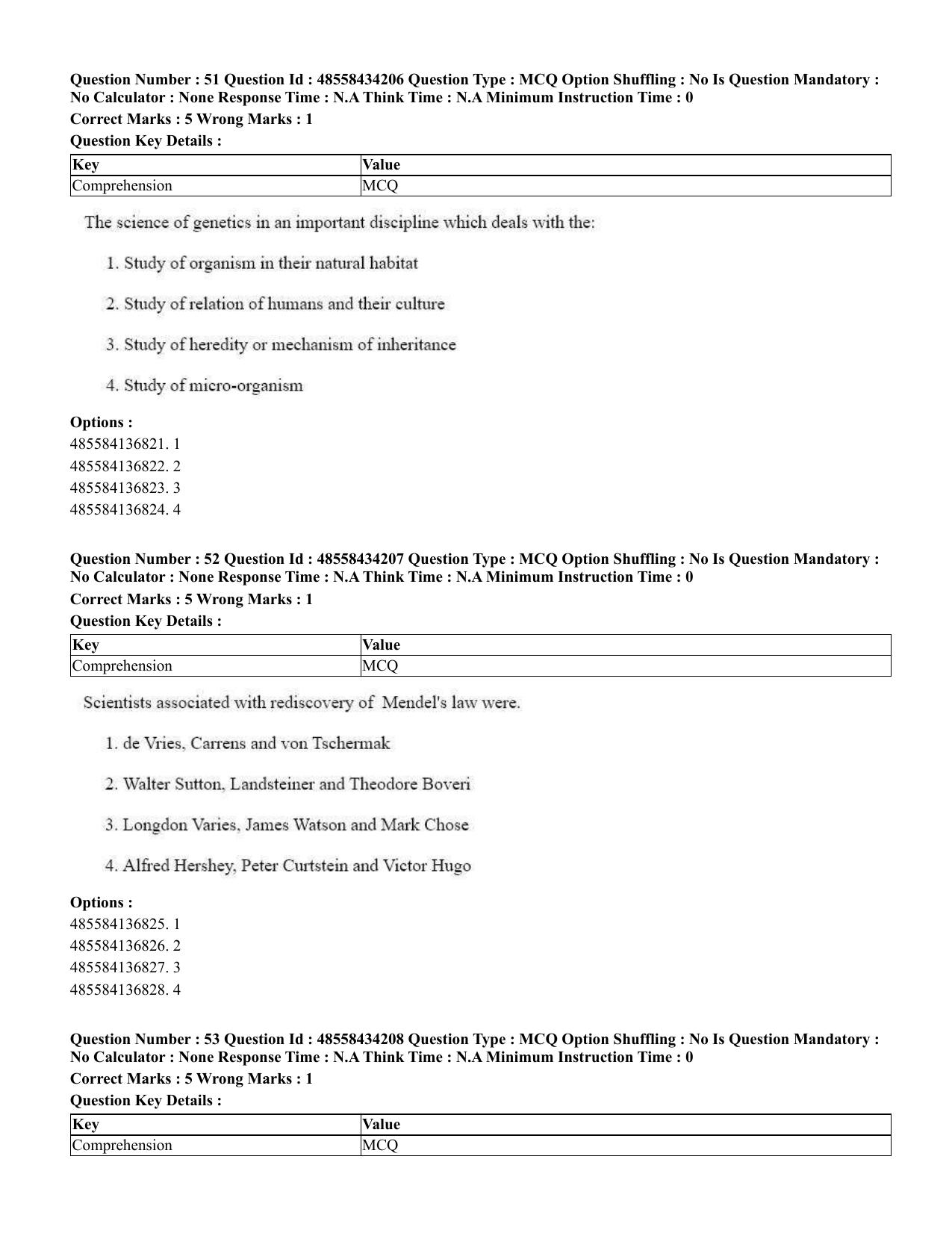 CUET 2023 English Sanskrit Shift 3 Question Paper - 18 June 2023 - Page 39