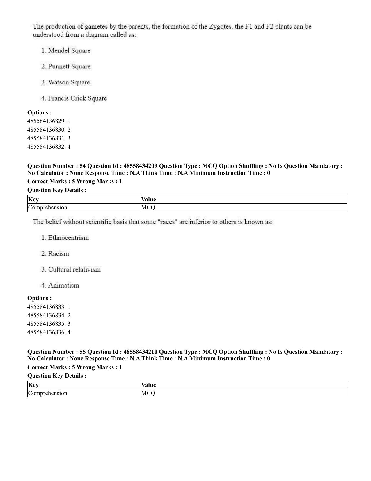 CUET 2023 English Sanskrit Shift 3 Question Paper - 18 June 2023 - Page 40