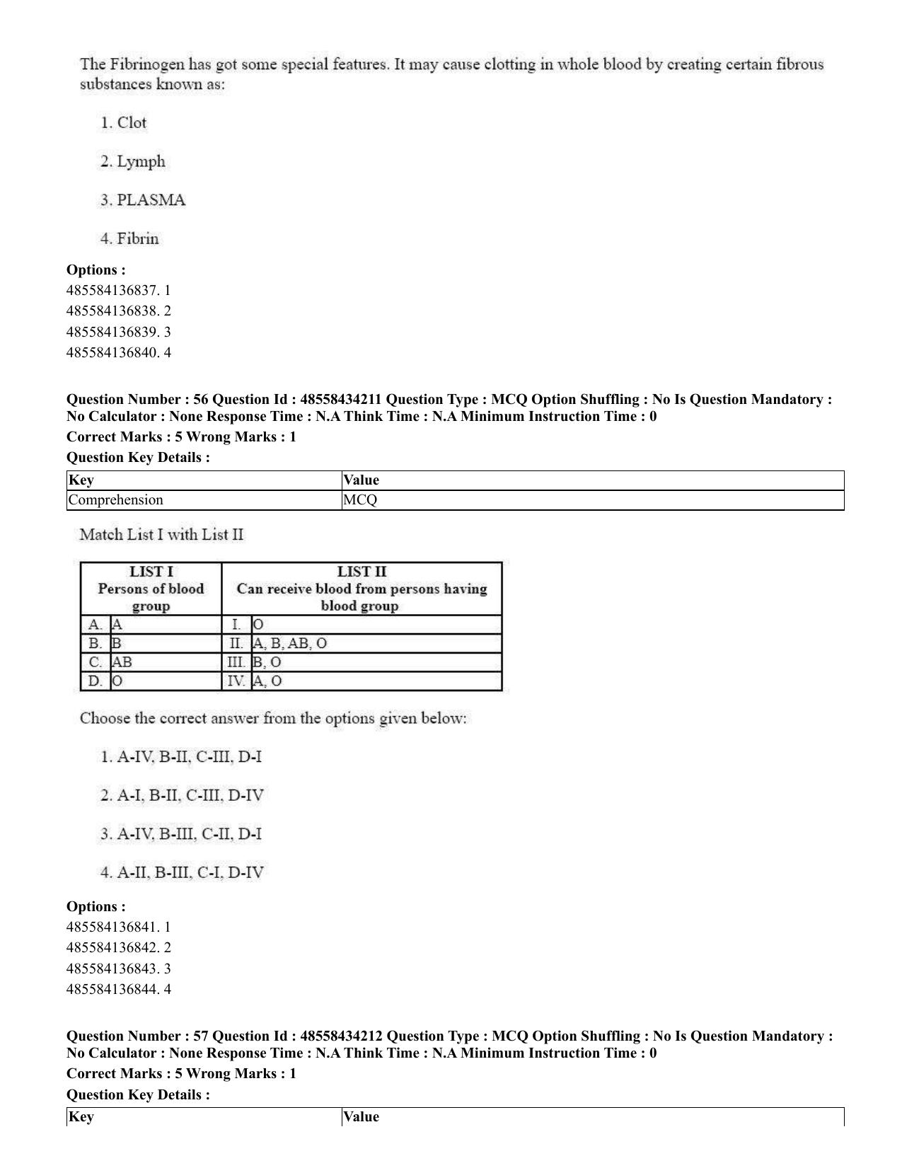 CUET 2023 English Sanskrit Shift 3 Question Paper - 18 June 2023 - Page 41