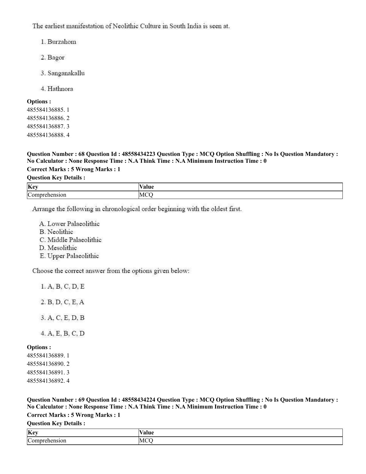 CUET 2023 English Sanskrit Shift 3 Question Paper - 18 June 2023 - Page 47