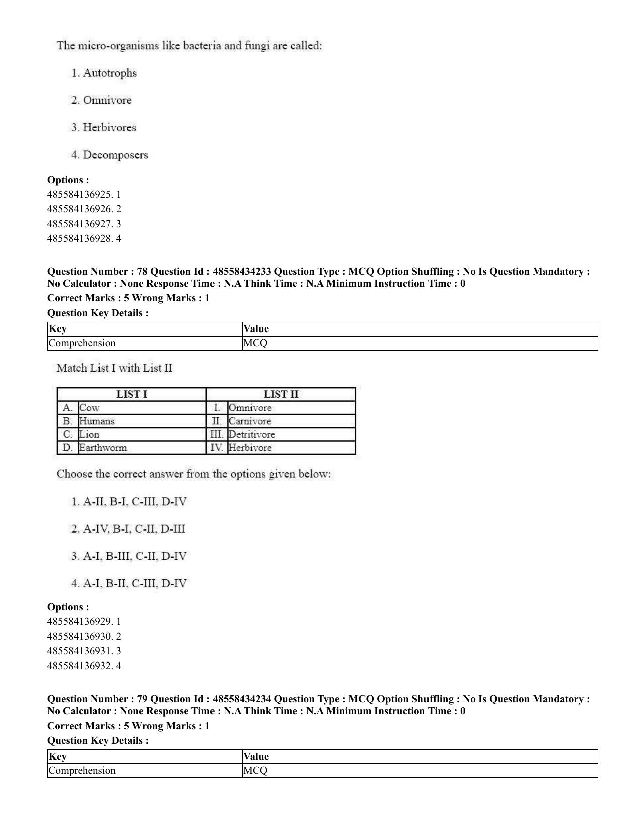 CUET 2023 English Sanskrit Shift 3 Question Paper - 18 June 2023 - Page 52