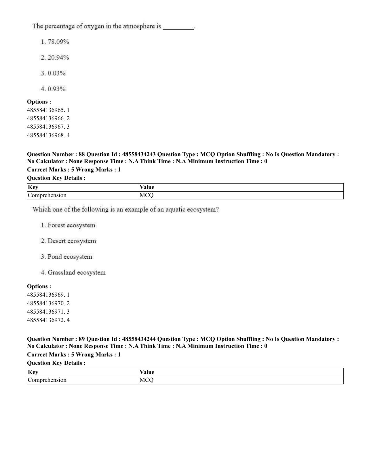 CUET 2023 English Sanskrit Shift 3 Question Paper - 18 June 2023 - Page 57