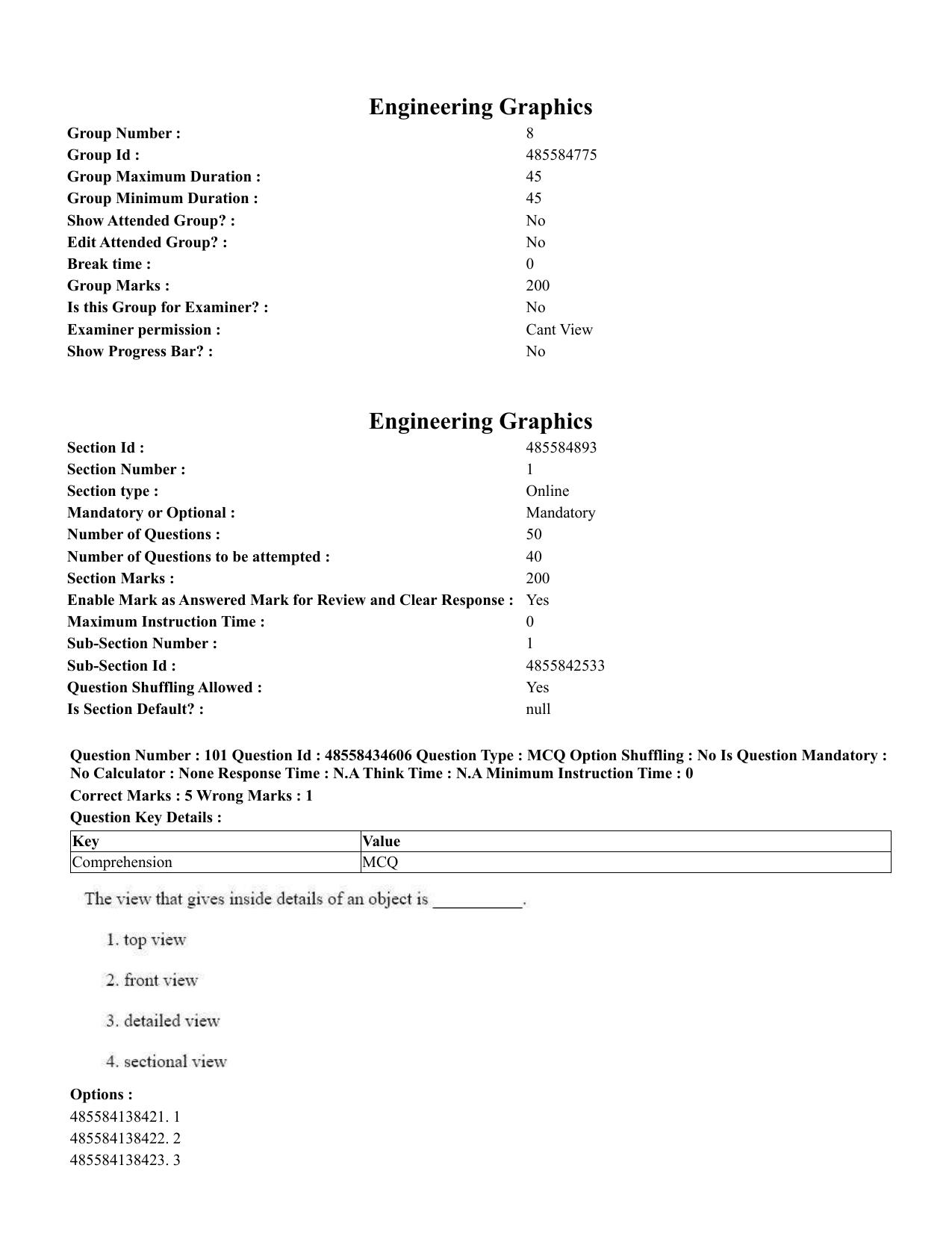 CUET 2023 English Sanskrit Shift 3 Question Paper - 18 June 2023 - Page 65