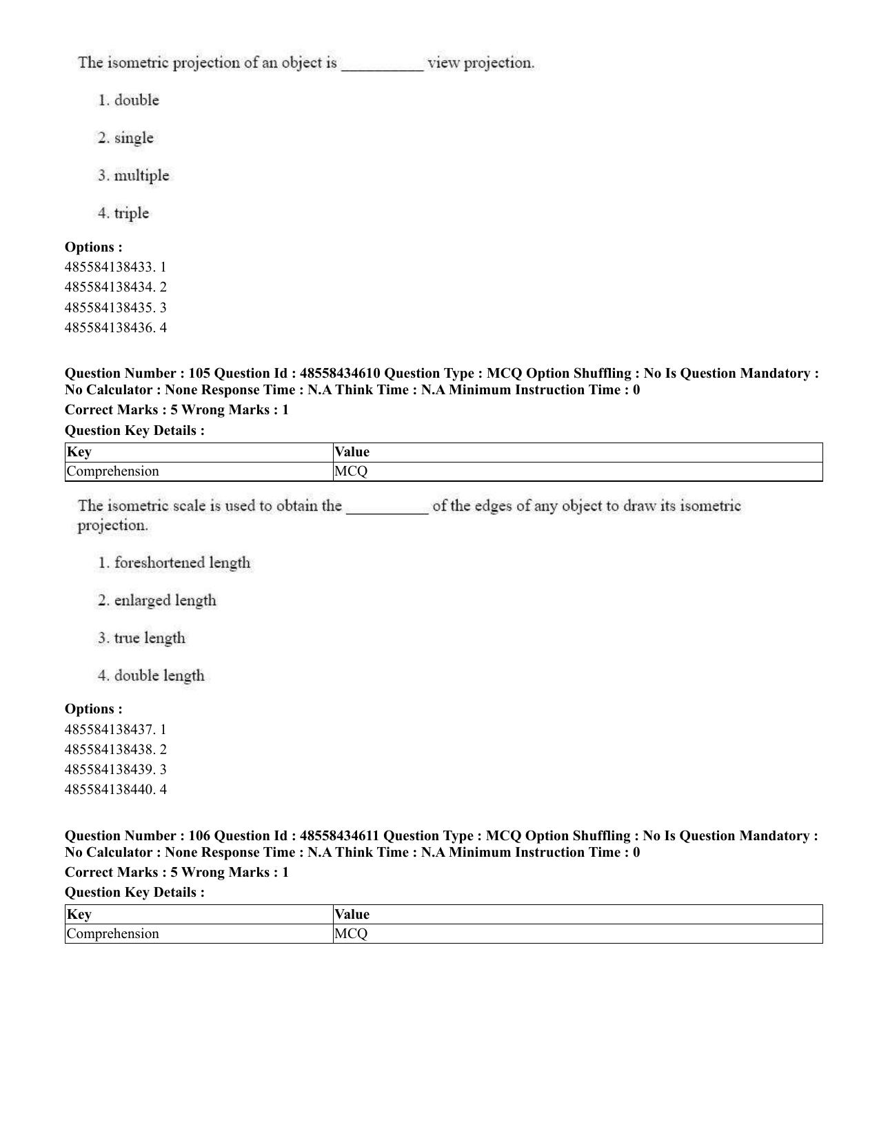 CUET 2023 English Sanskrit Shift 3 Question Paper - 18 June 2023 - Page 67
