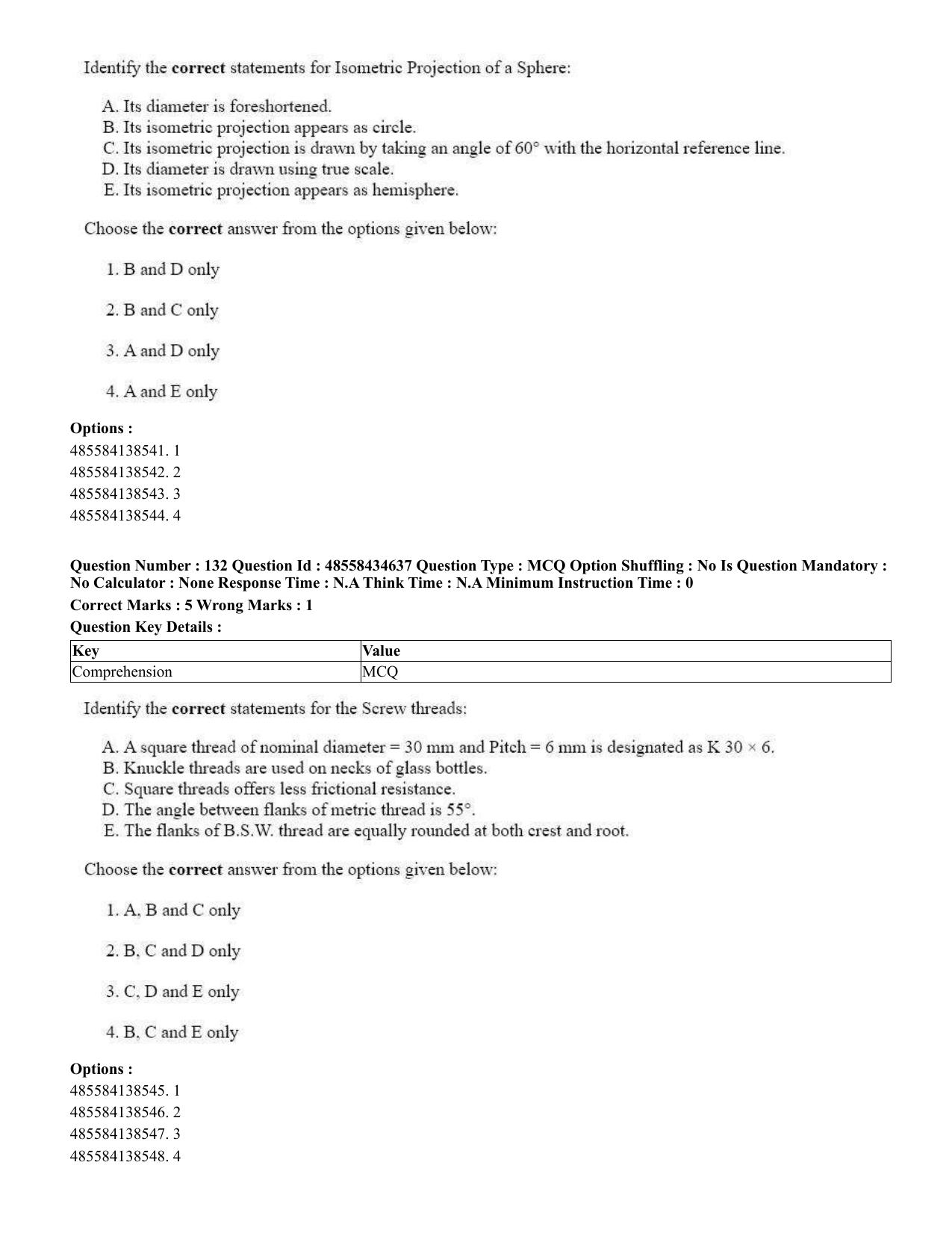 CUET 2023 English Sanskrit Shift 3 Question Paper - 18 June 2023 - Page 84