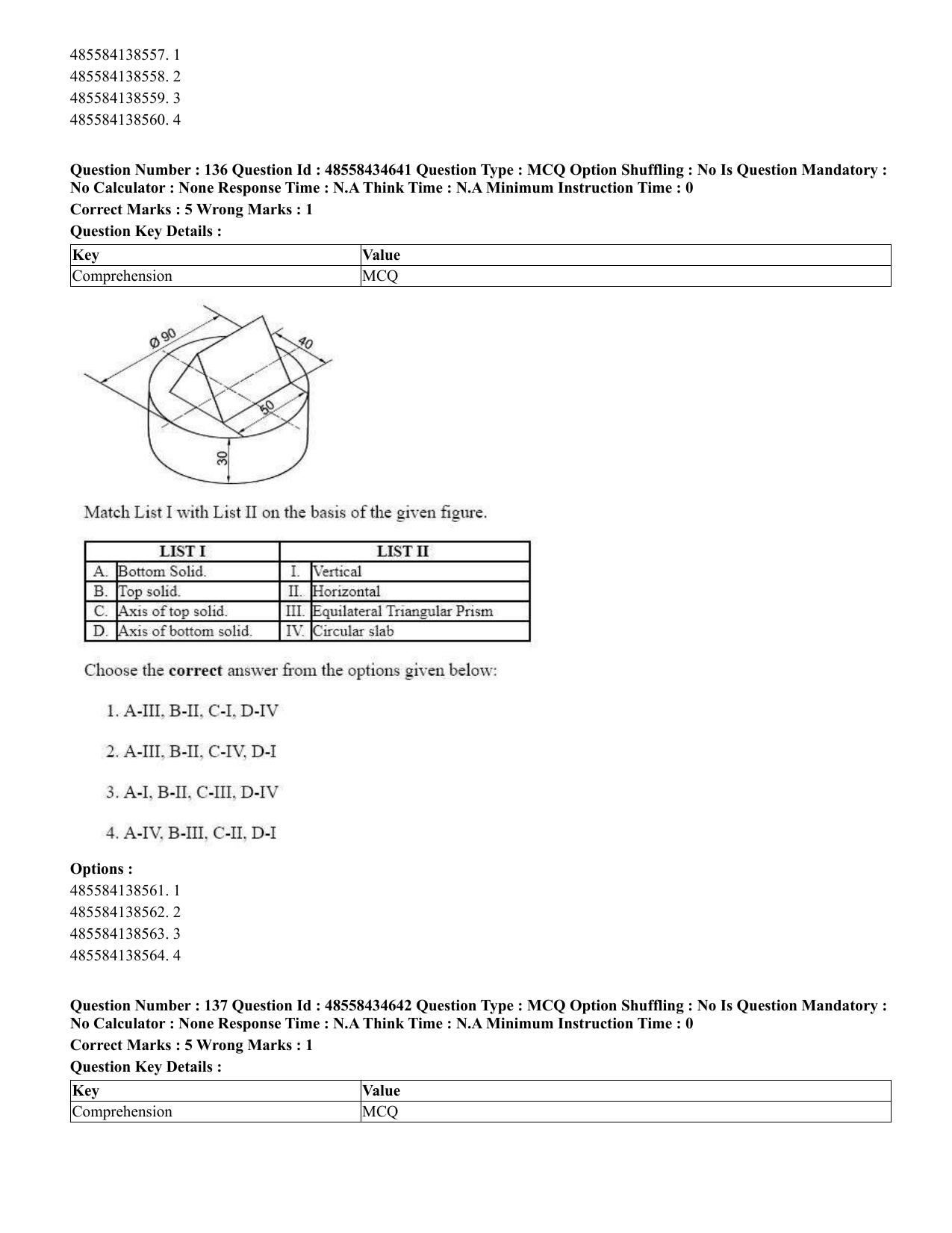 CUET 2023 English Sanskrit Shift 3 Question Paper - 18 June 2023 - Page 87