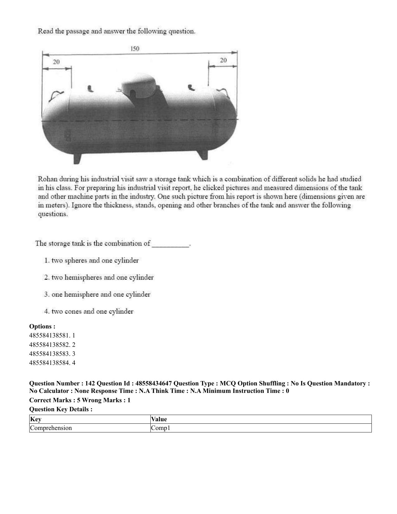 CUET 2023 English Sanskrit Shift 3 Question Paper - 18 June 2023 - Page 91