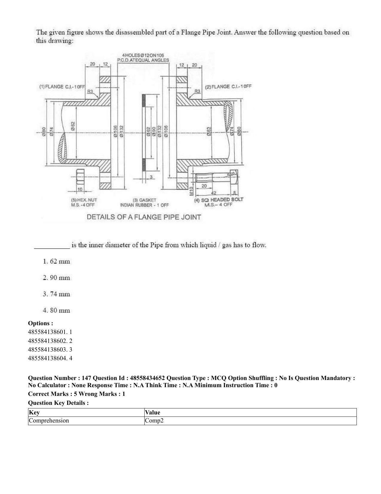 CUET 2023 English Sanskrit Shift 3 Question Paper - 18 June 2023 - Page 96
