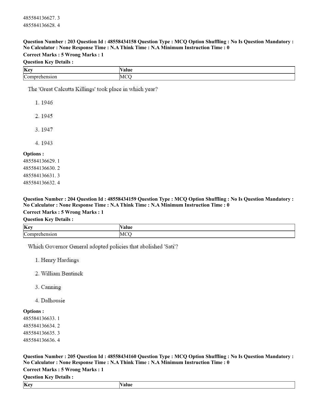 CUET 2023 English Sanskrit Shift 3 Question Paper - 18 June 2023 - Page 133