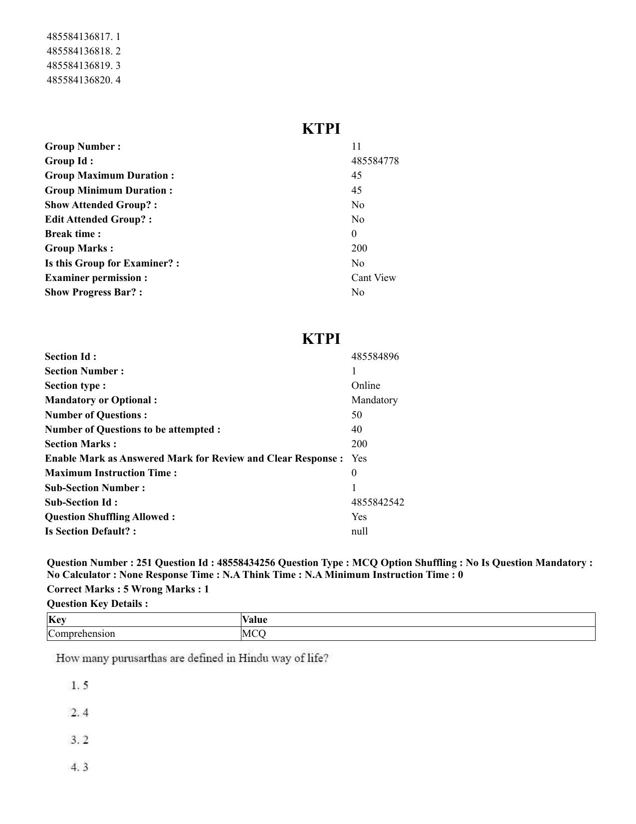 CUET 2023 English Sanskrit Shift 3 Question Paper - 18 June 2023 - Page 160