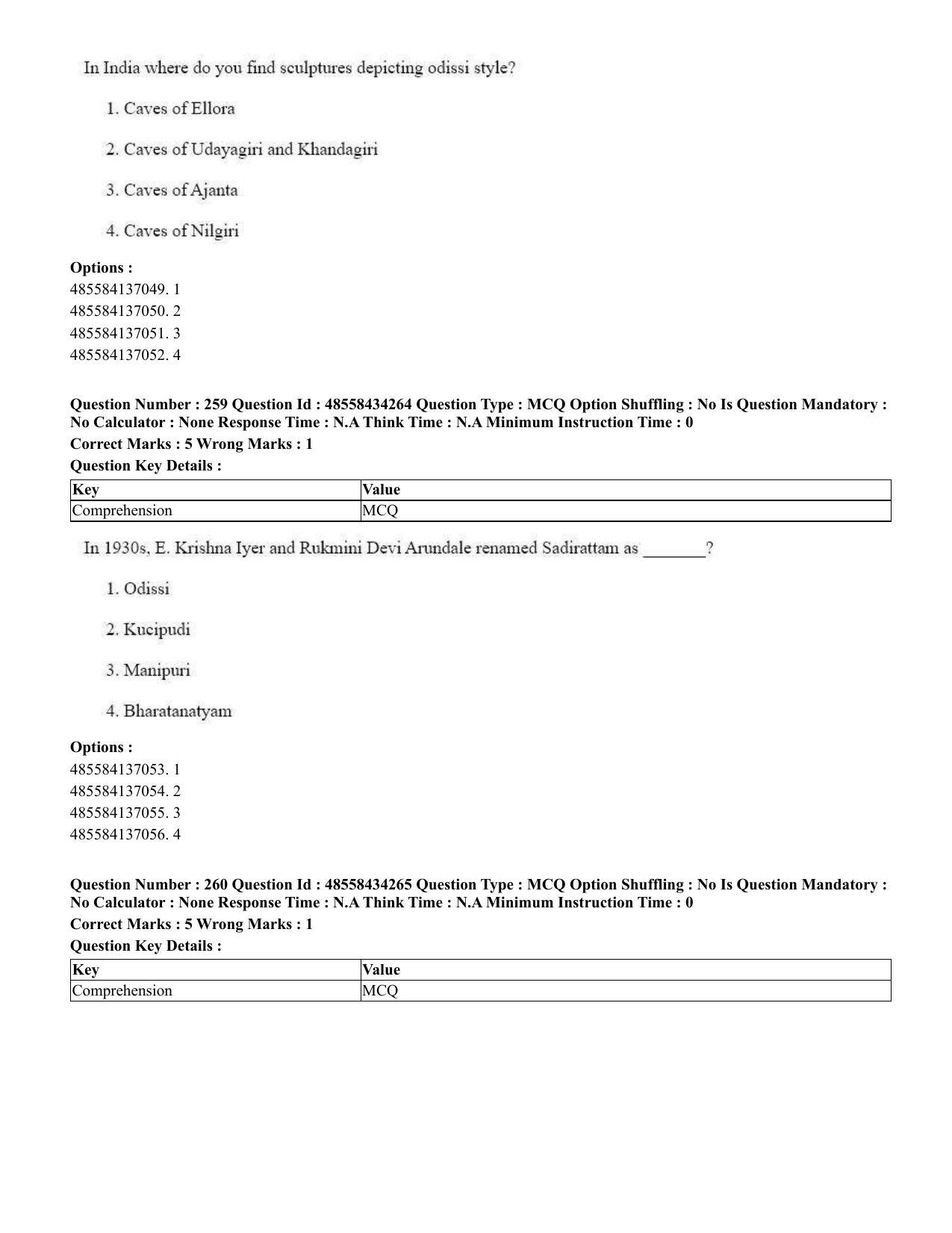 CUET 2023 English Sanskrit Shift 3 Question Paper - 18 June 2023 - Page 164