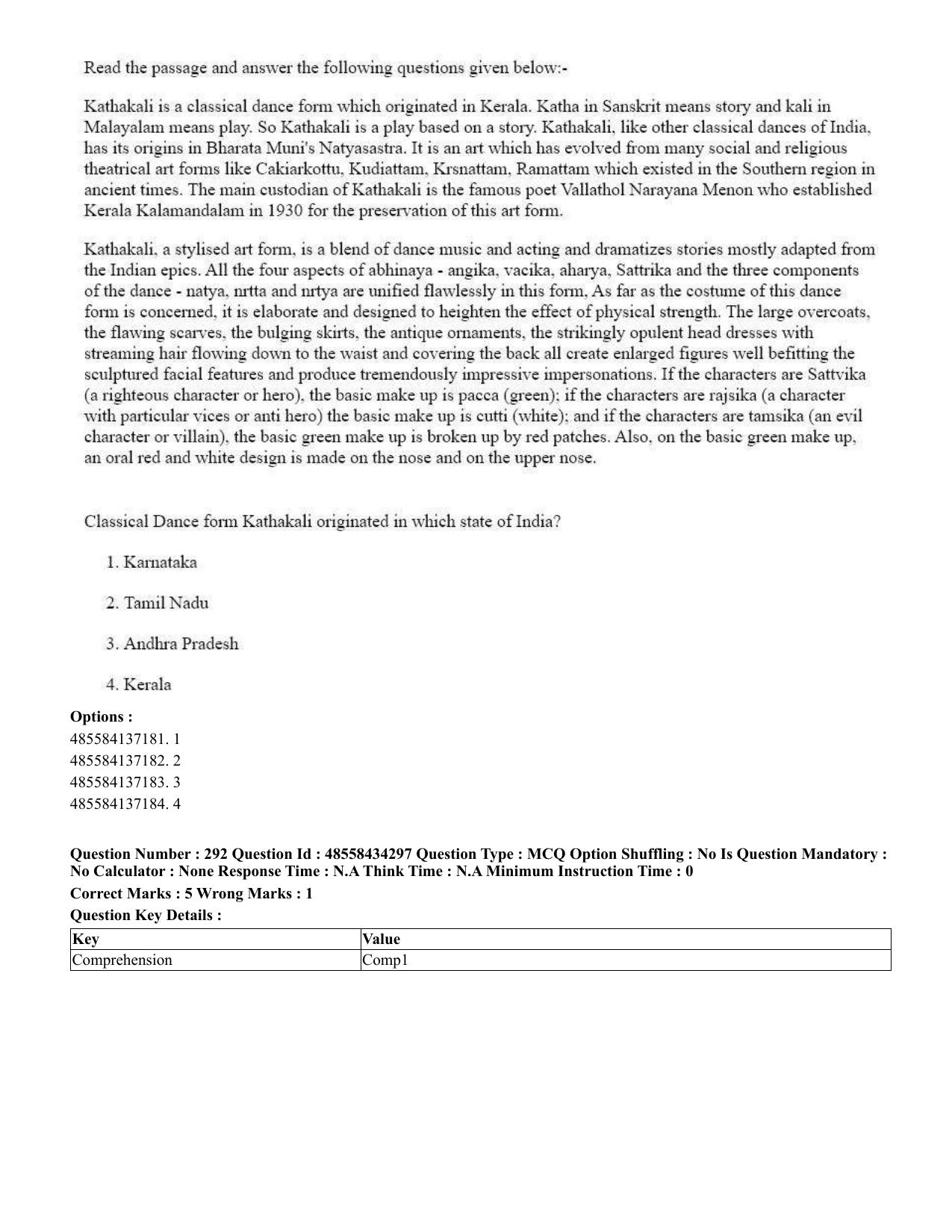 CUET 2023 English Sanskrit Shift 3 Question Paper - 18 June 2023 - Page 181