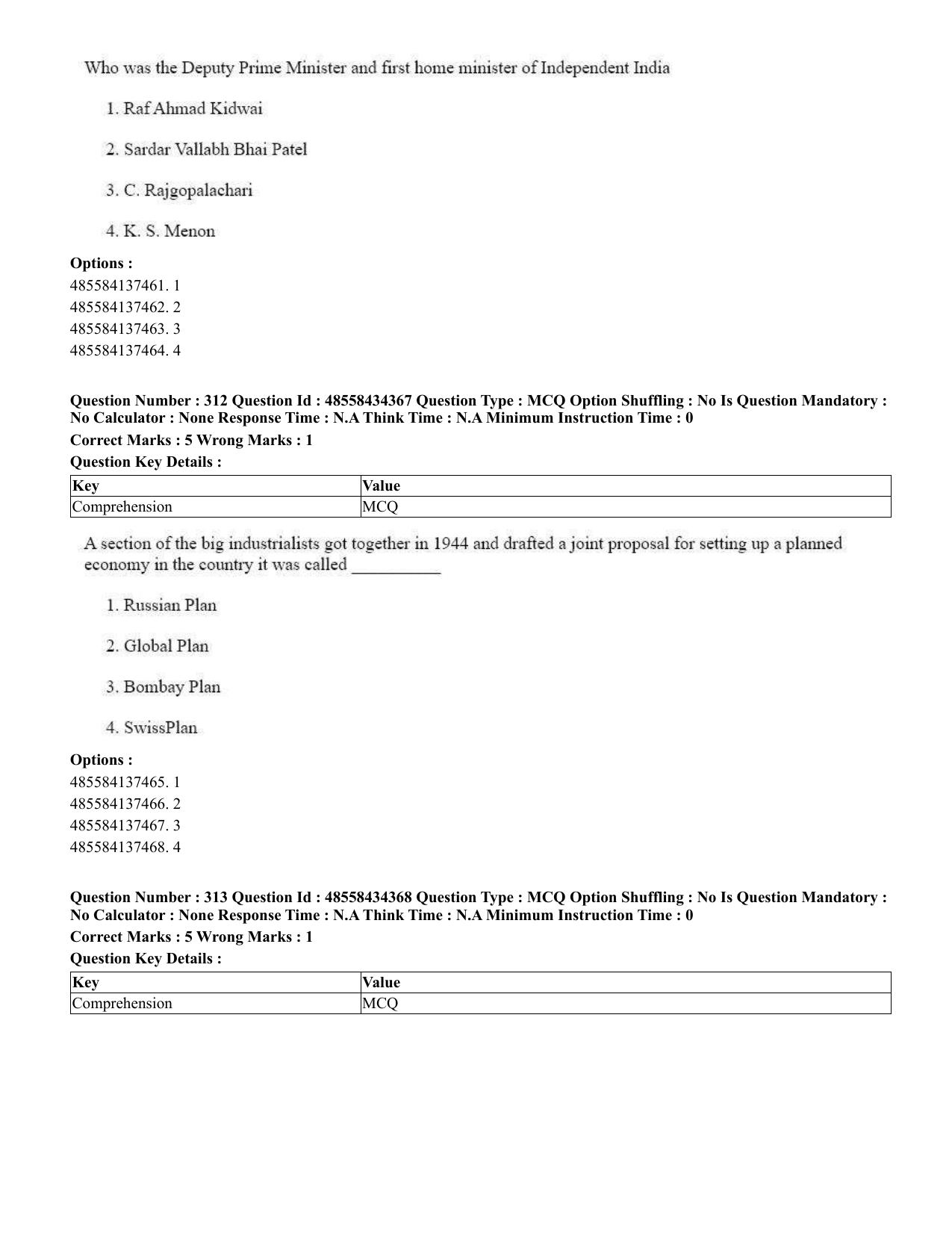 CUET 2023 English Sanskrit Shift 3 Question Paper - 18 June 2023 - Page 196
