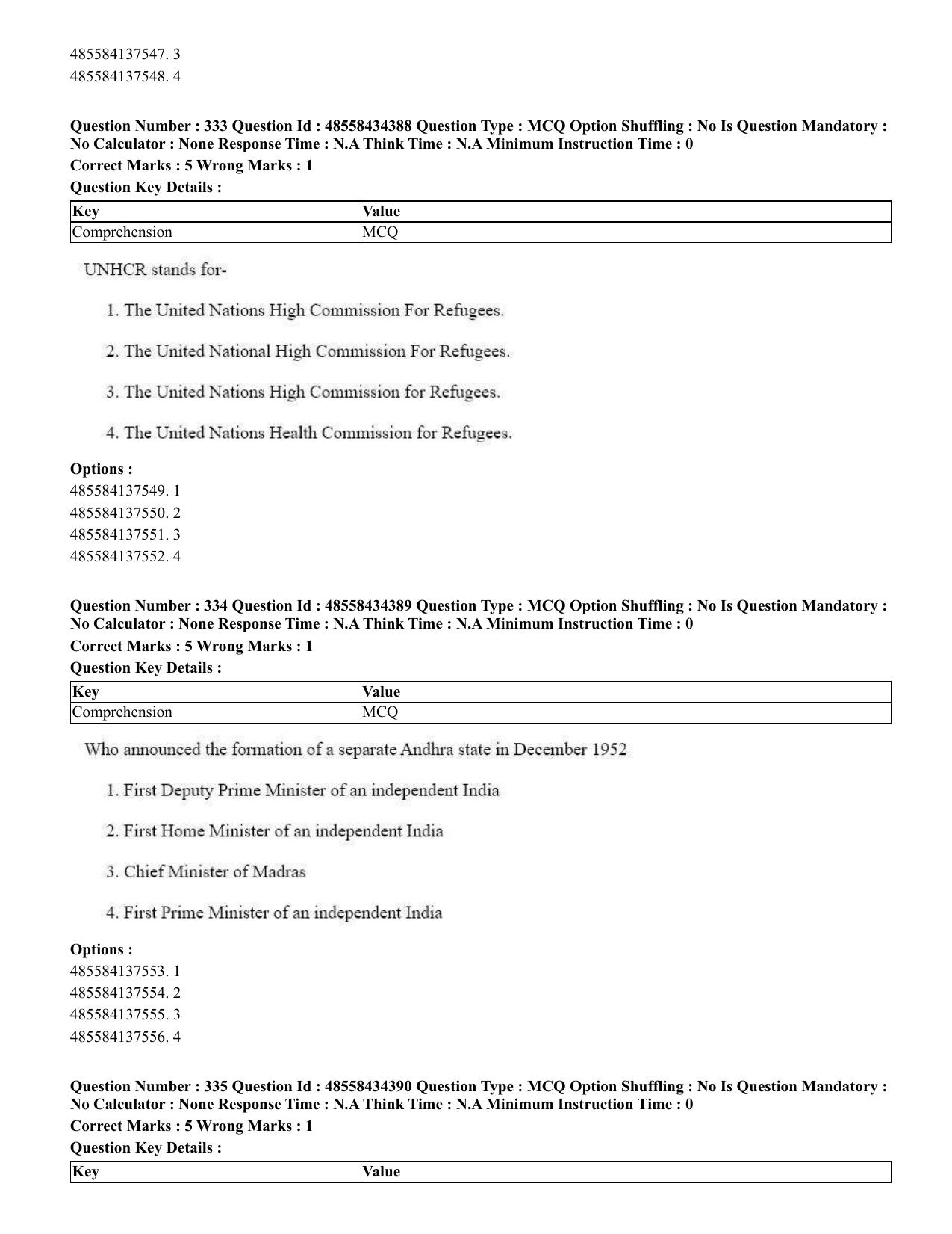 CUET 2023 English Sanskrit Shift 3 Question Paper - 18 June 2023 - Page 207