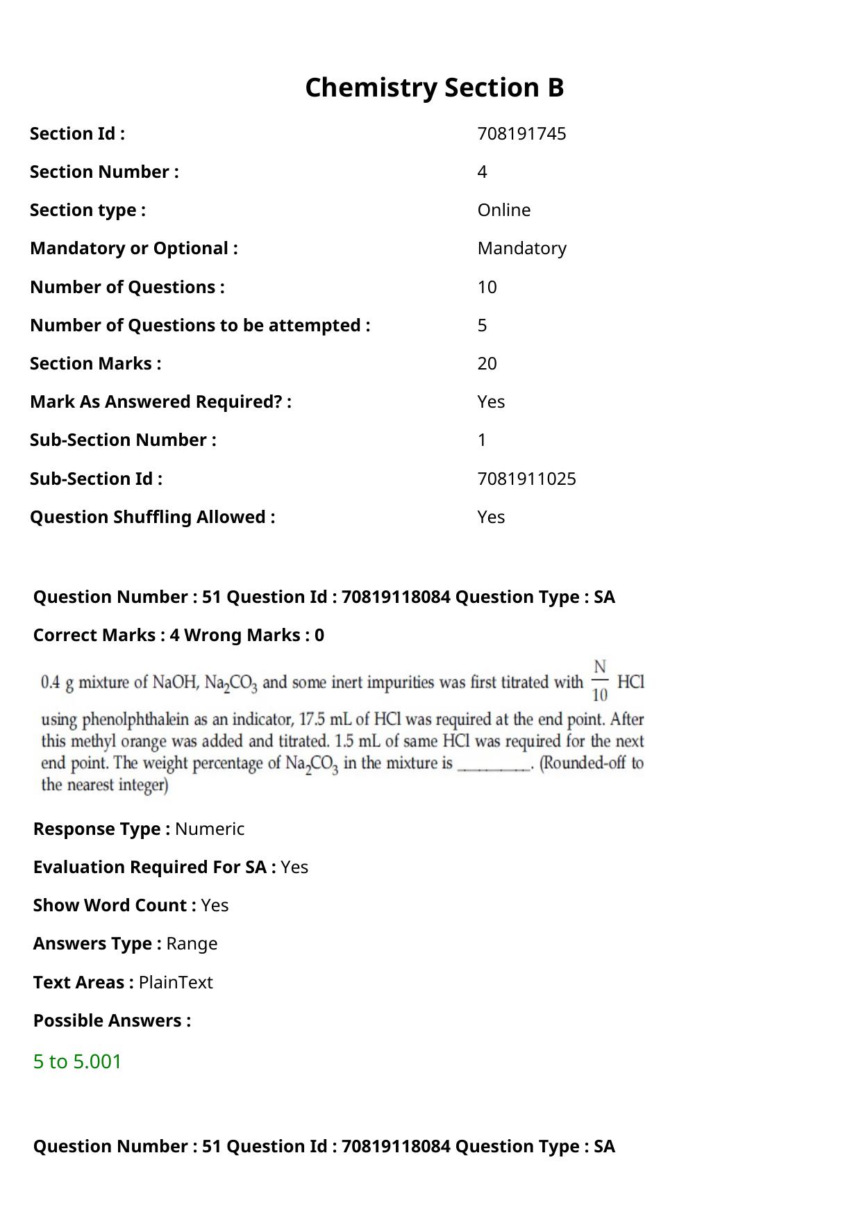 JEE Mains 2021: BTech Kannada (Shift 1) 25-02-2021 Question Paper - Page 62