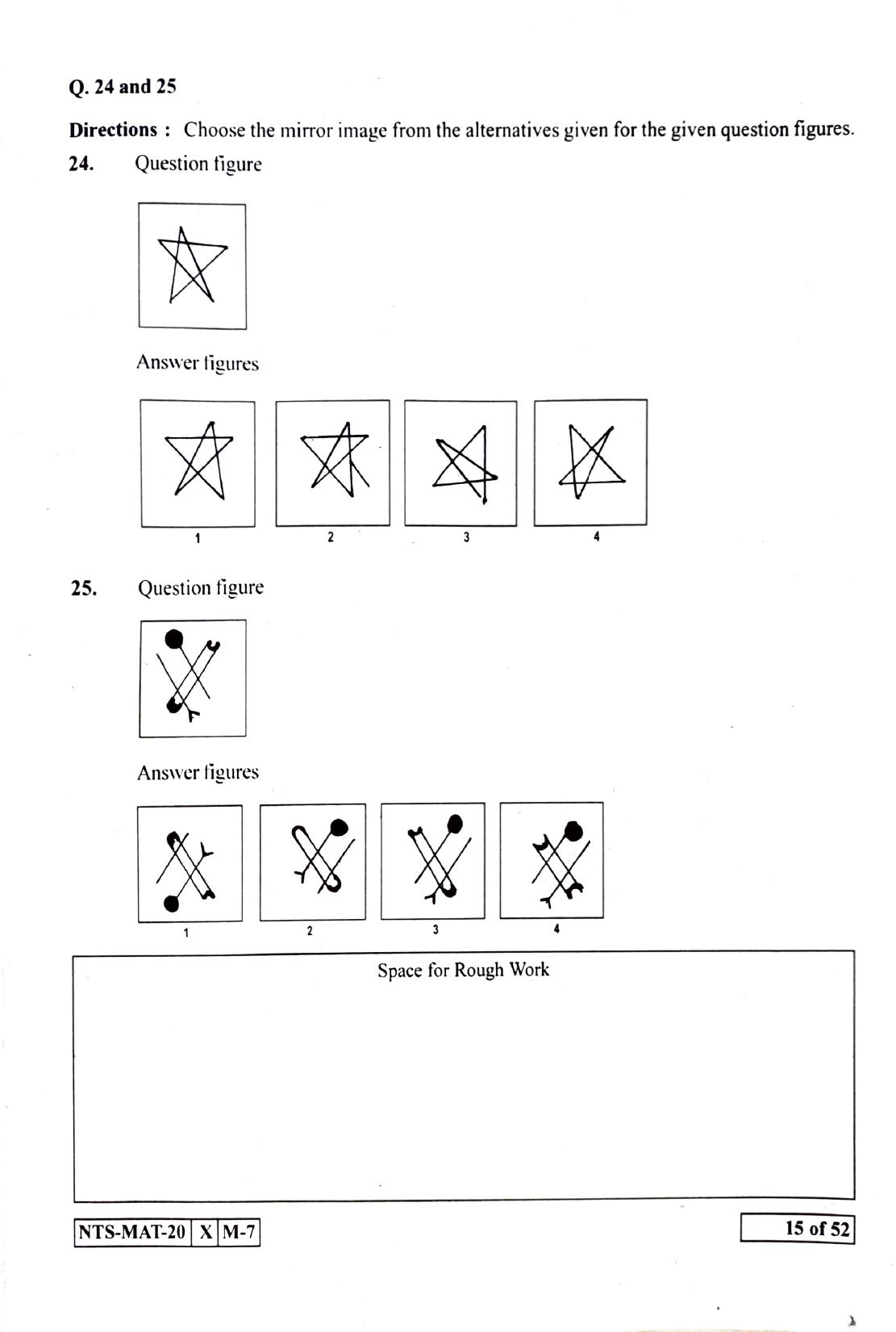 Maharashtra NTSE 2021 Kannada MAT Question Paper - Page 15