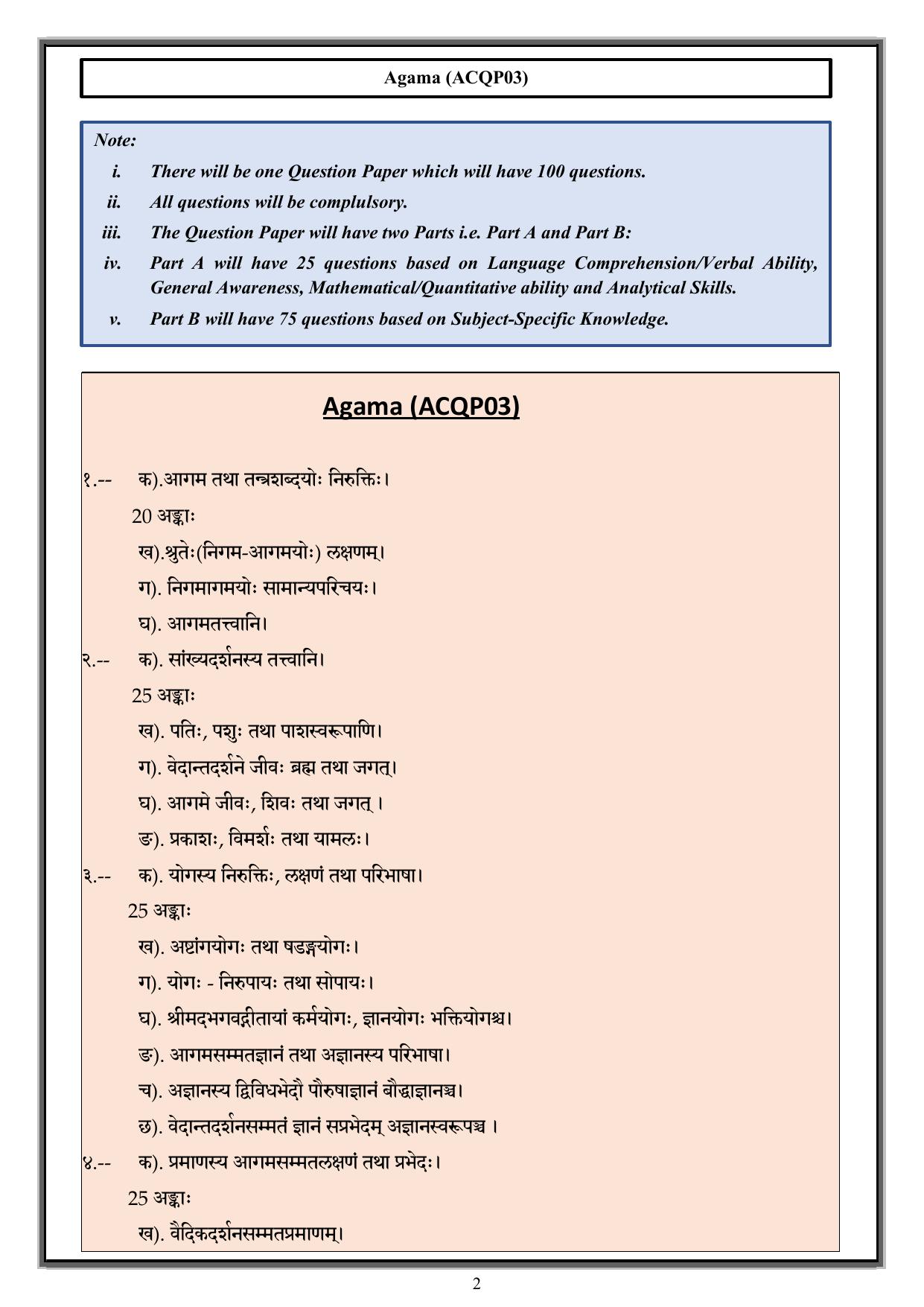 CUET PG Acharya Syllabus - Page 6