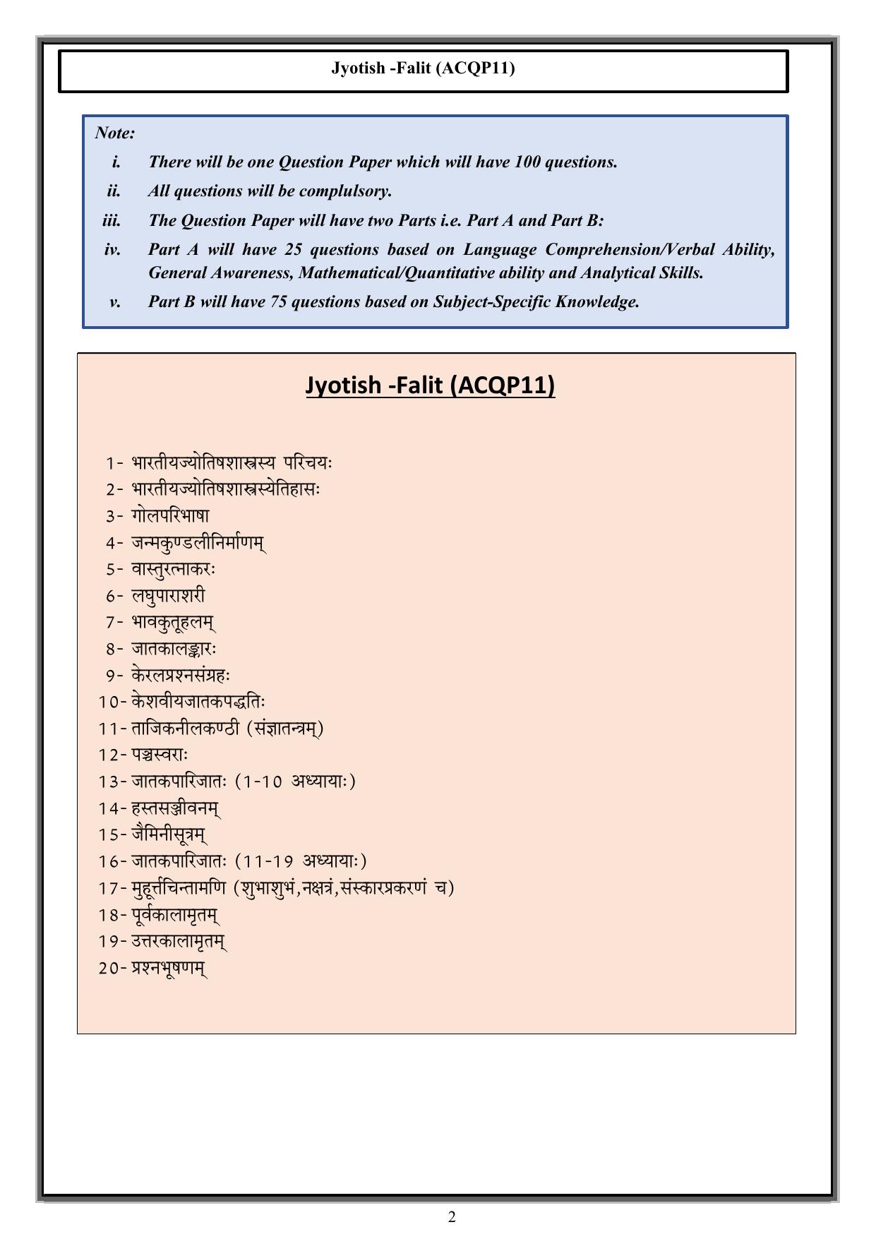 CUET PG Acharya Syllabus - Page 23