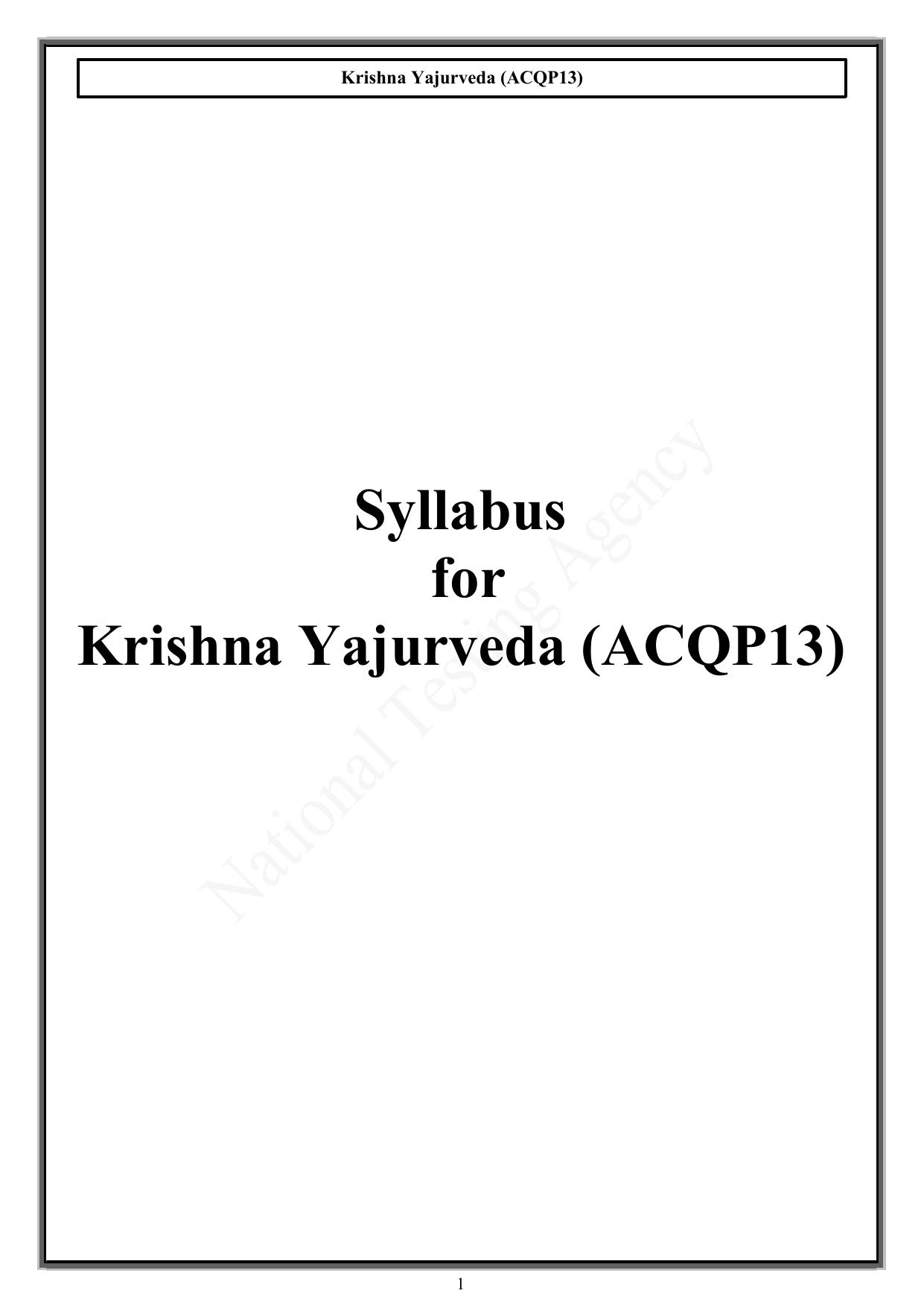 CUET PG Acharya Syllabus - Page 26