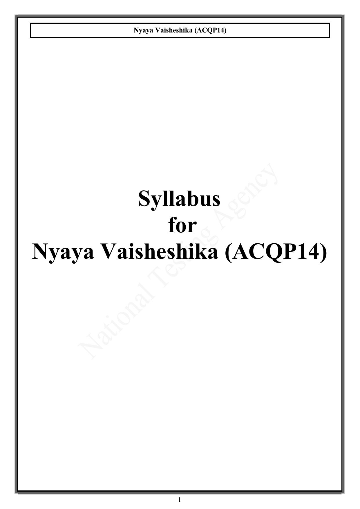 CUET PG Acharya Syllabus - Page 28