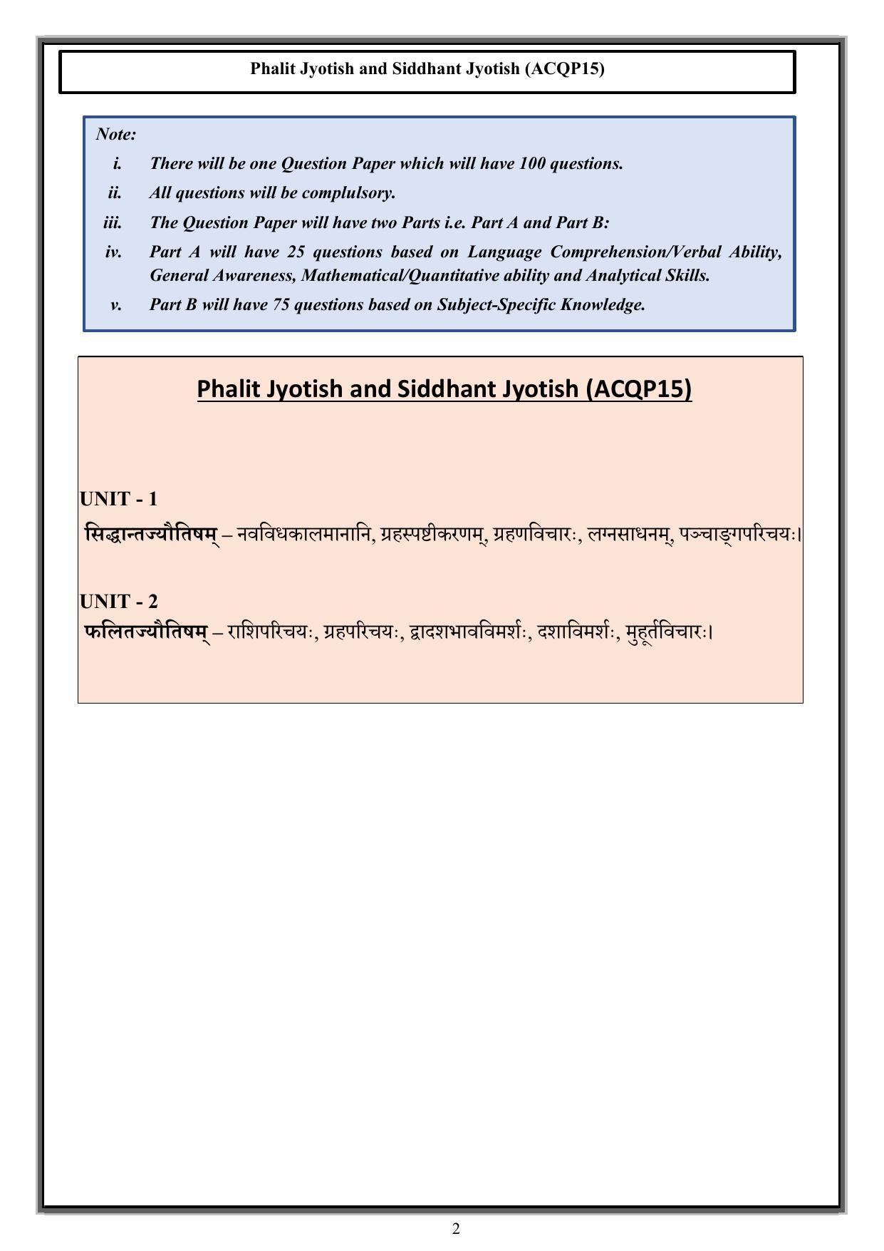 CUET PG Acharya Syllabus - Page 31