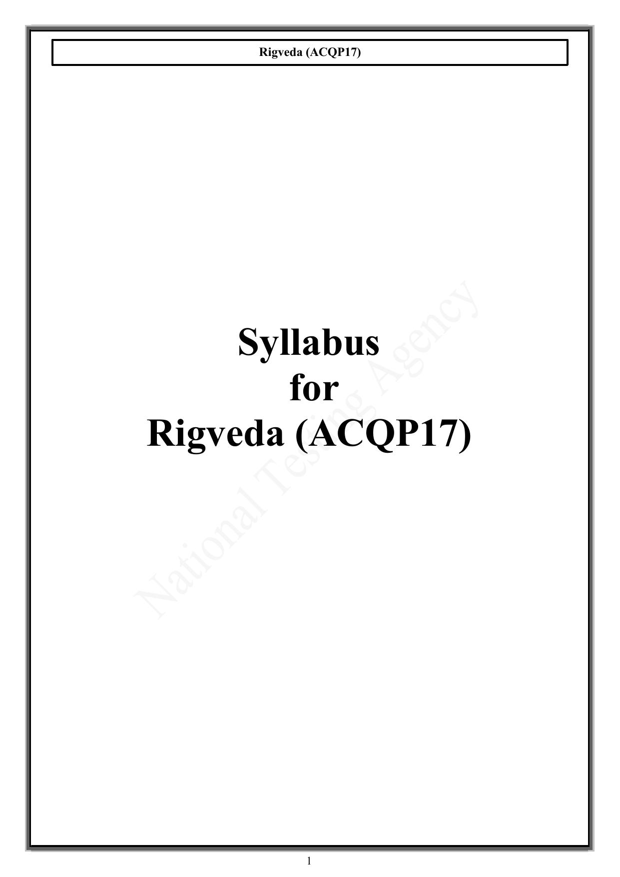 CUET PG Acharya Syllabus - Page 34