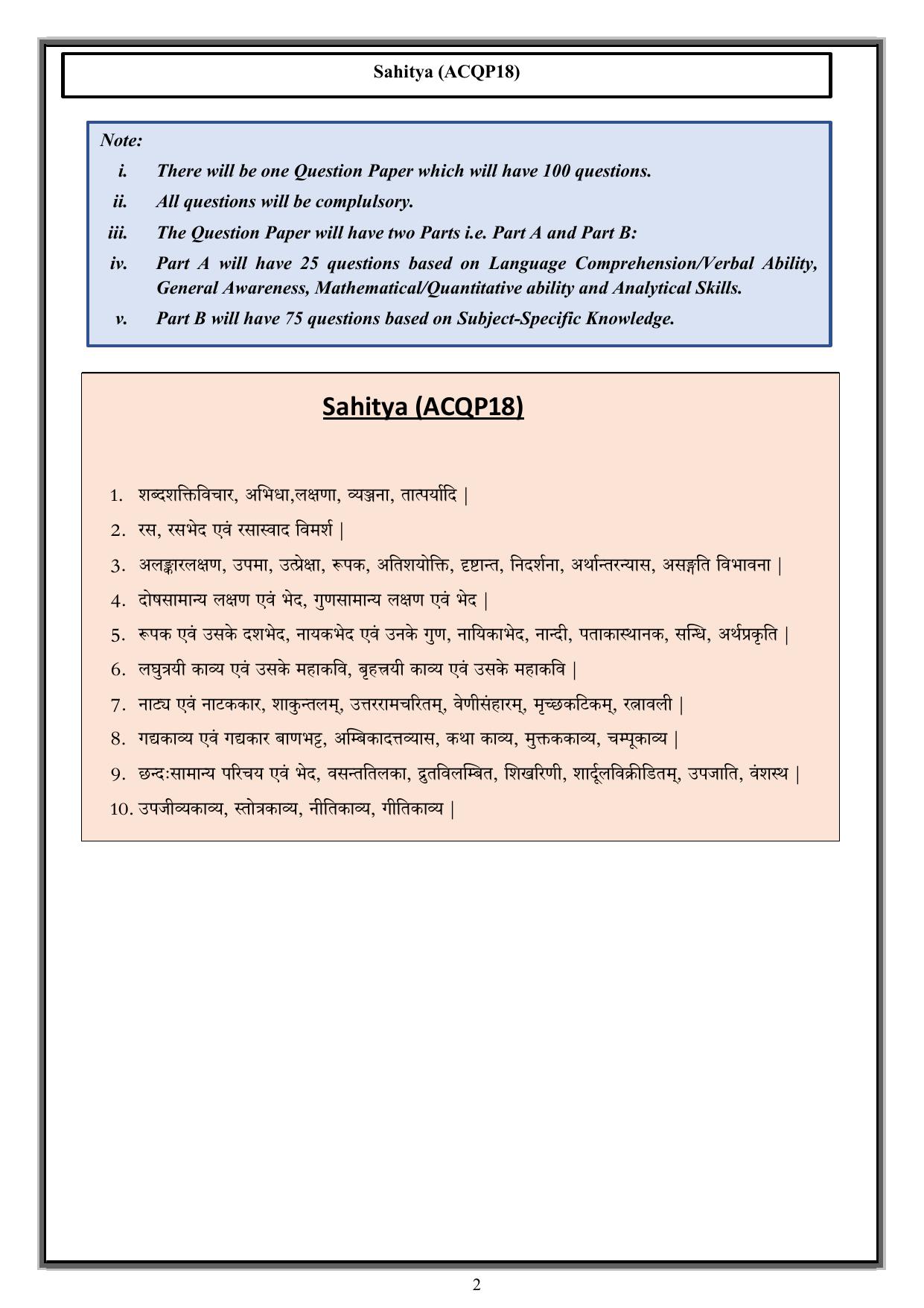 CUET PG Acharya Syllabus - Page 37