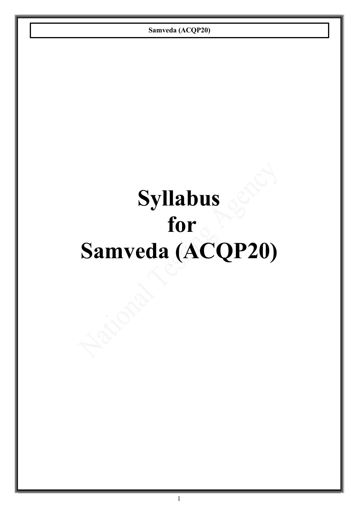CUET PG Acharya Syllabus - Page 40