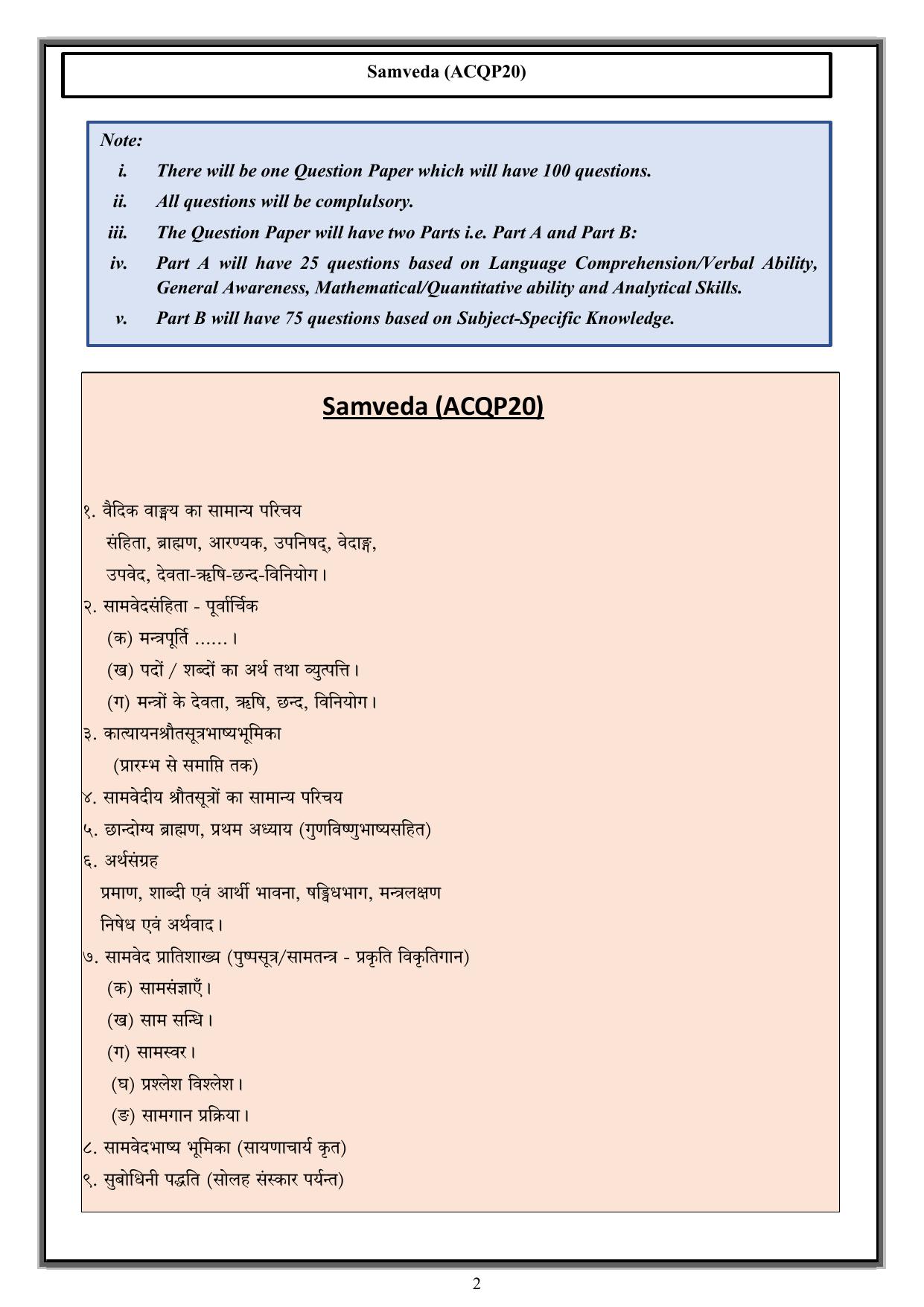CUET PG Acharya Syllabus - Page 41