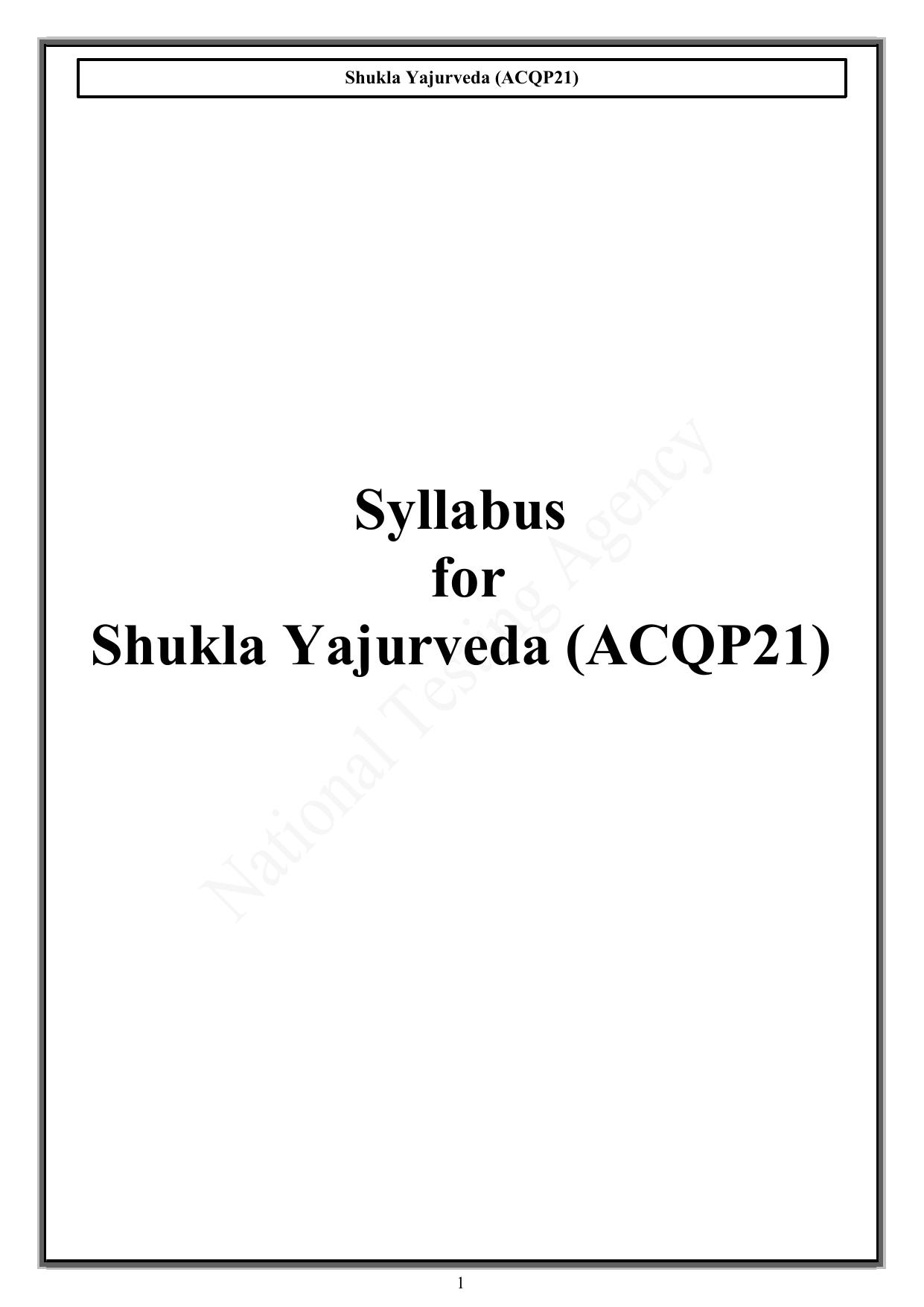 CUET PG Acharya Syllabus - Page 42