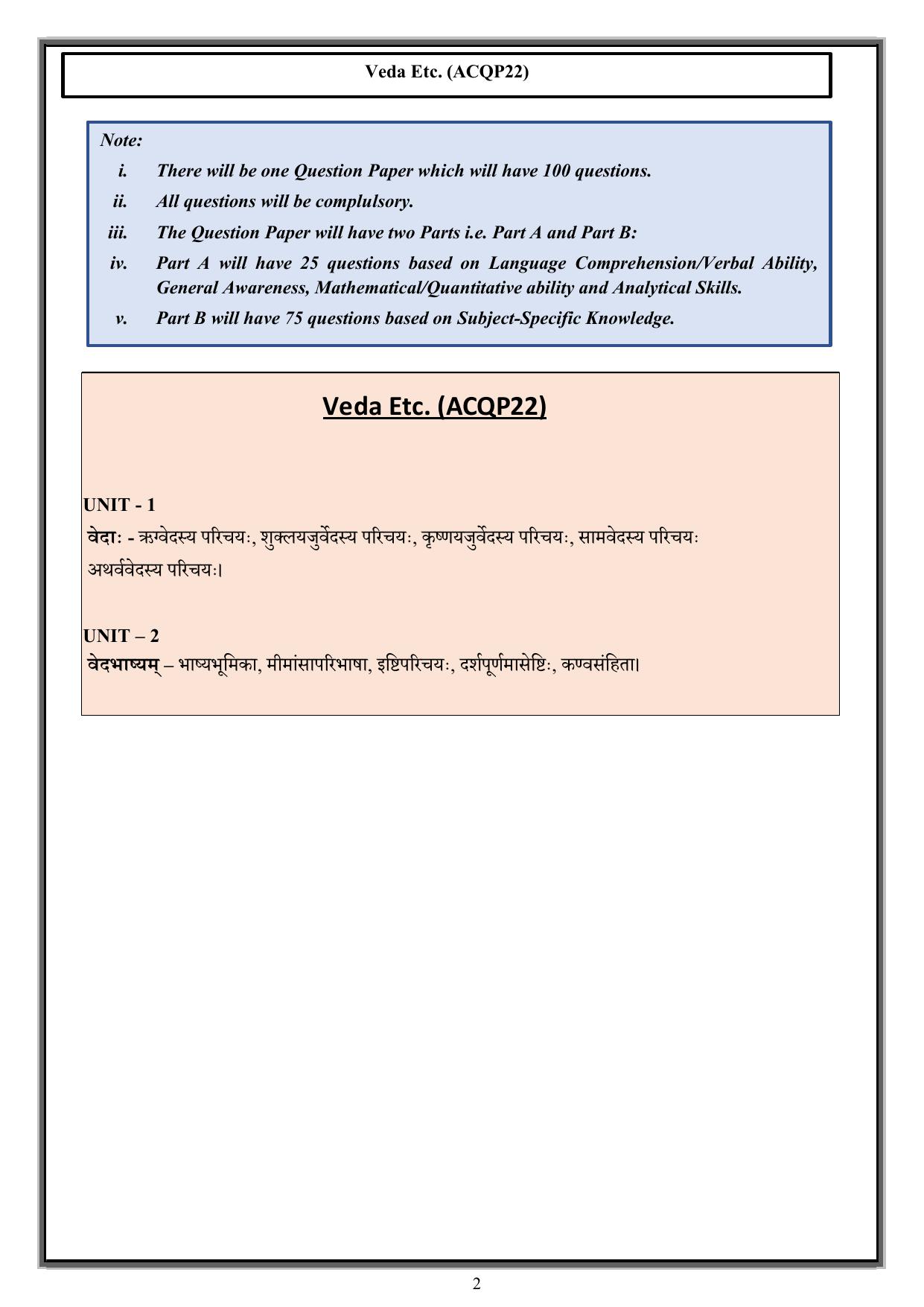 CUET PG Acharya Syllabus - Page 45