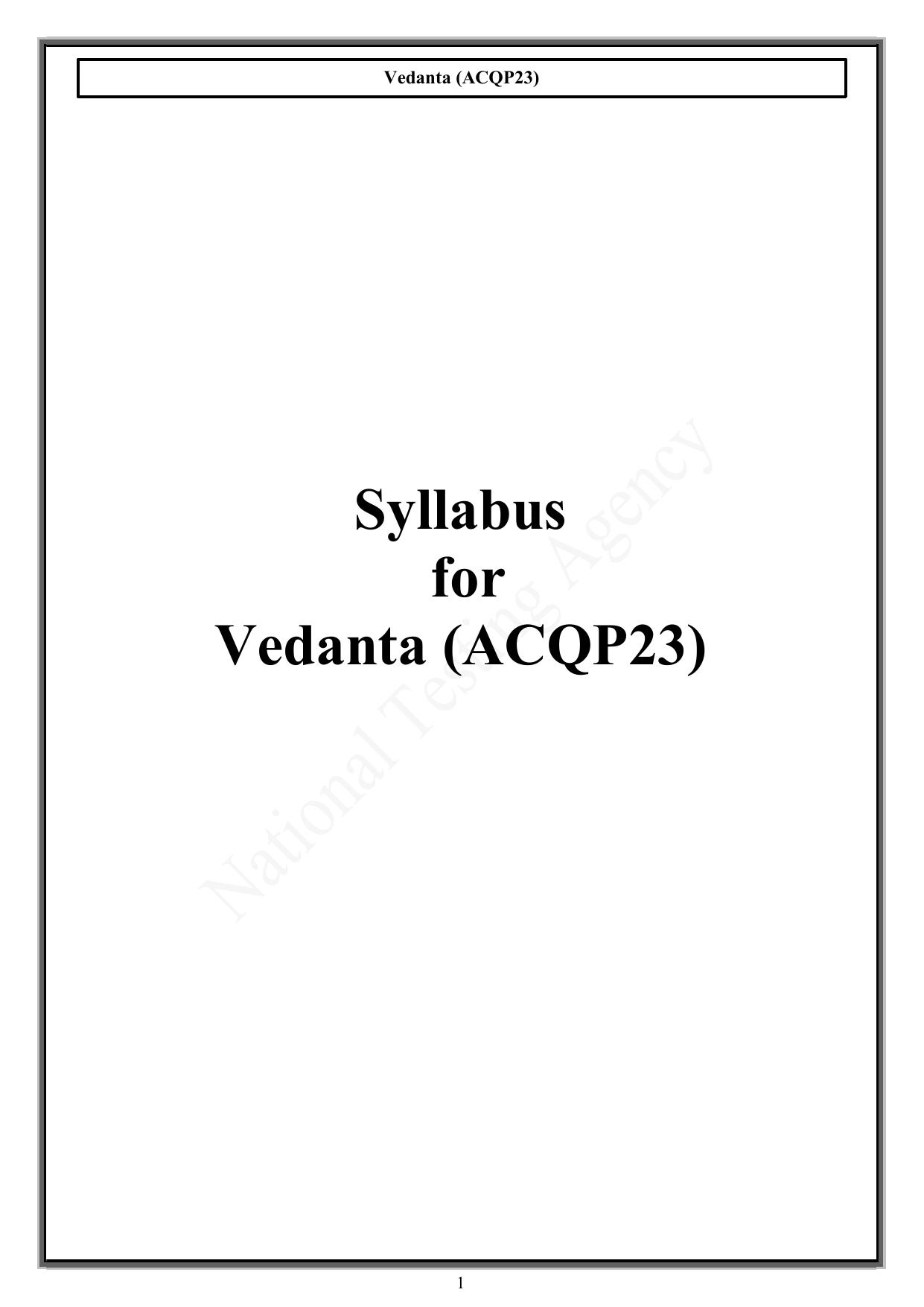 CUET PG Acharya Syllabus - Page 46