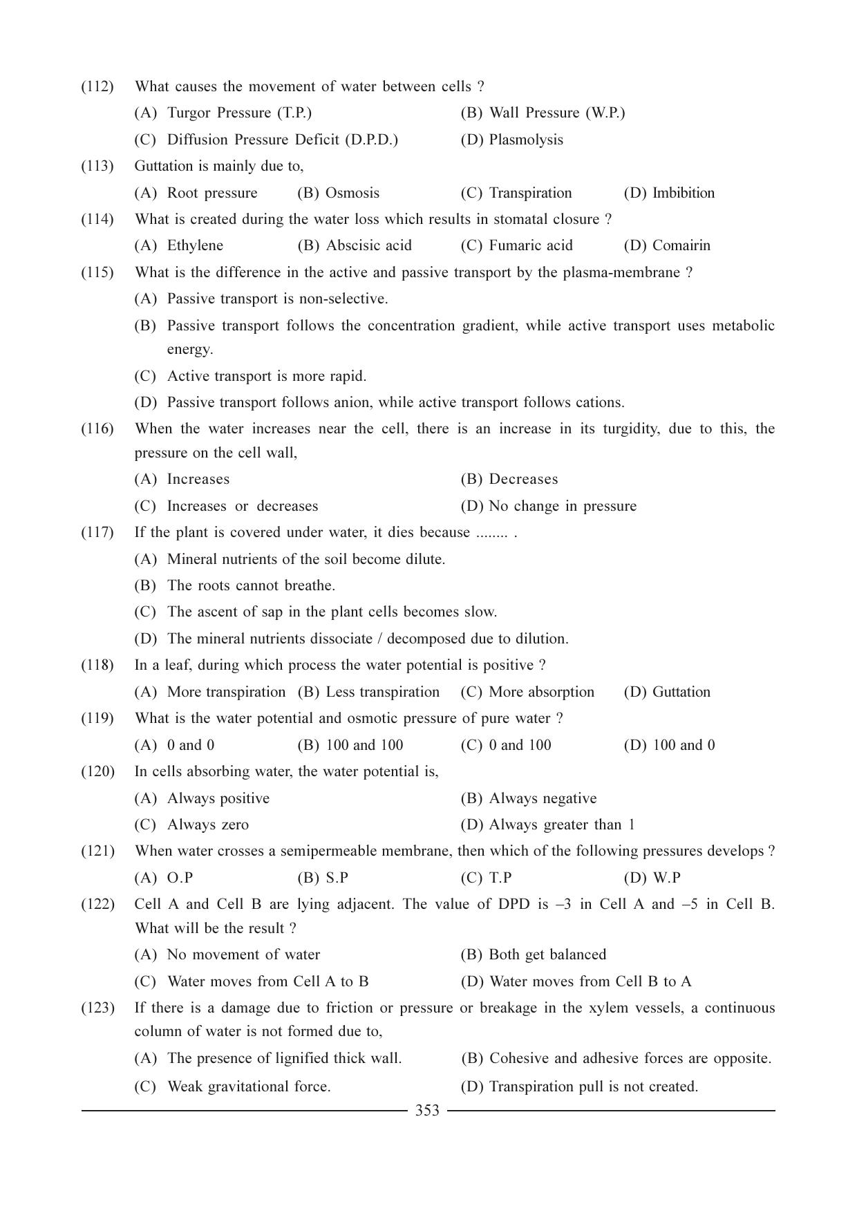 GSEB HSC Biology Question Paper (English Medium)- Chapter 18 - Page 16