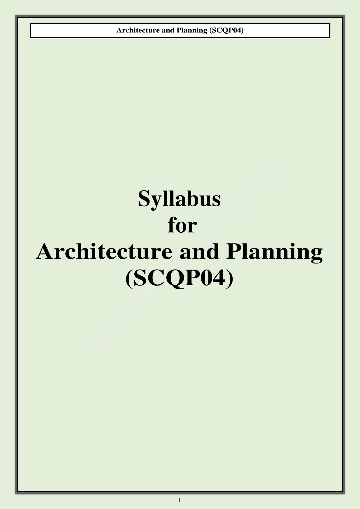 CUET PG Science Syllabus - Page 9
