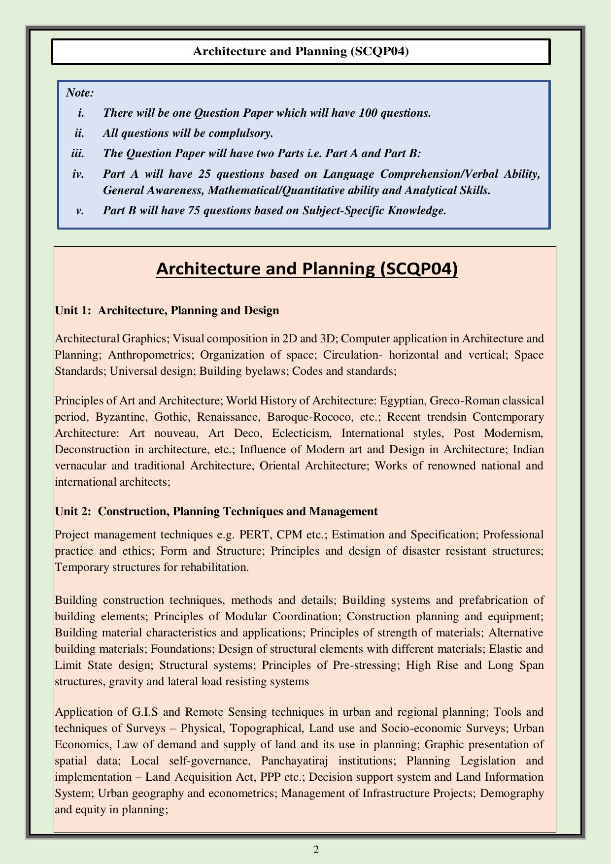 CUET PG Science Syllabus - Page 10
