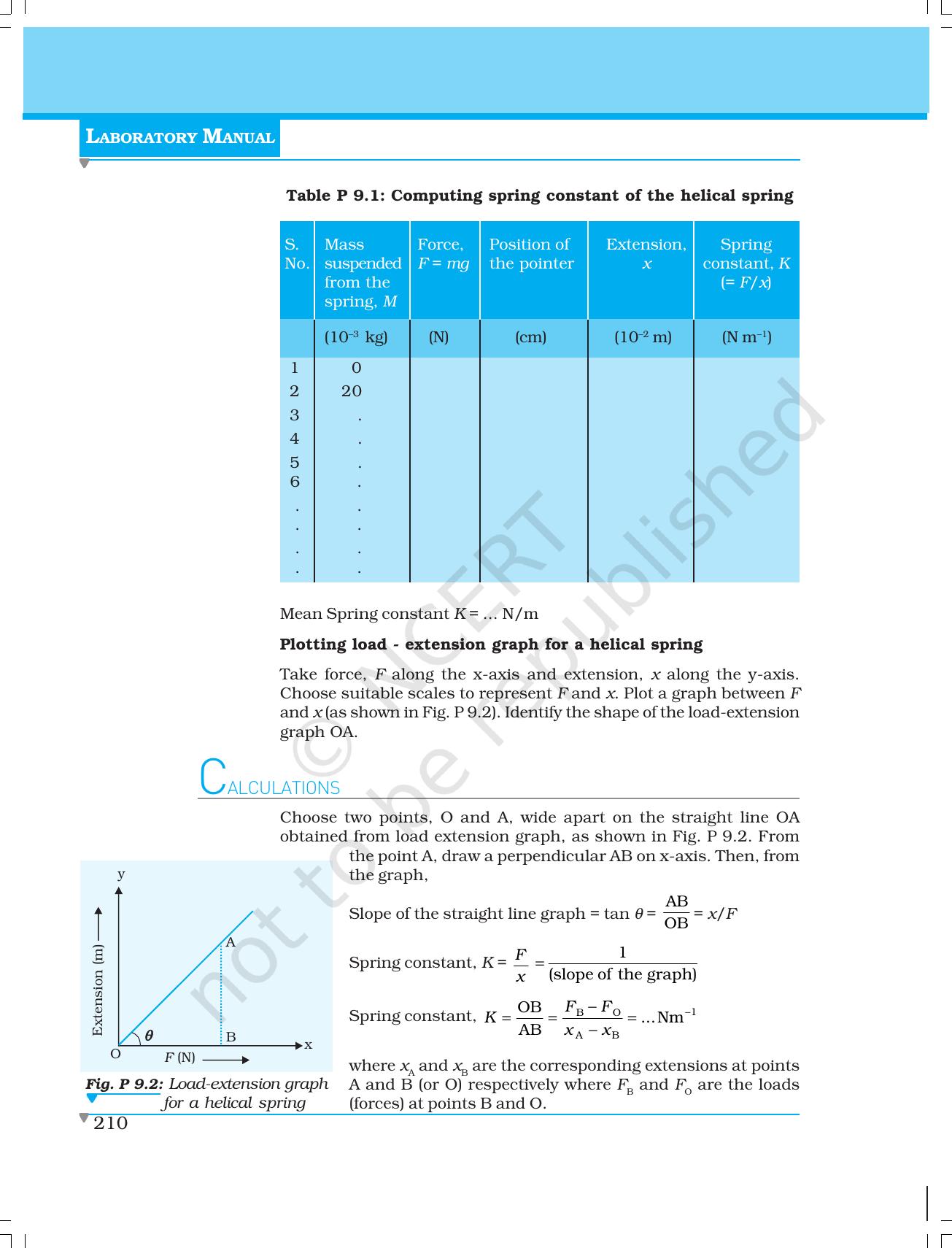 NCERT Laboratory Manuals for Class XI Physics - Project 9 - Page 3