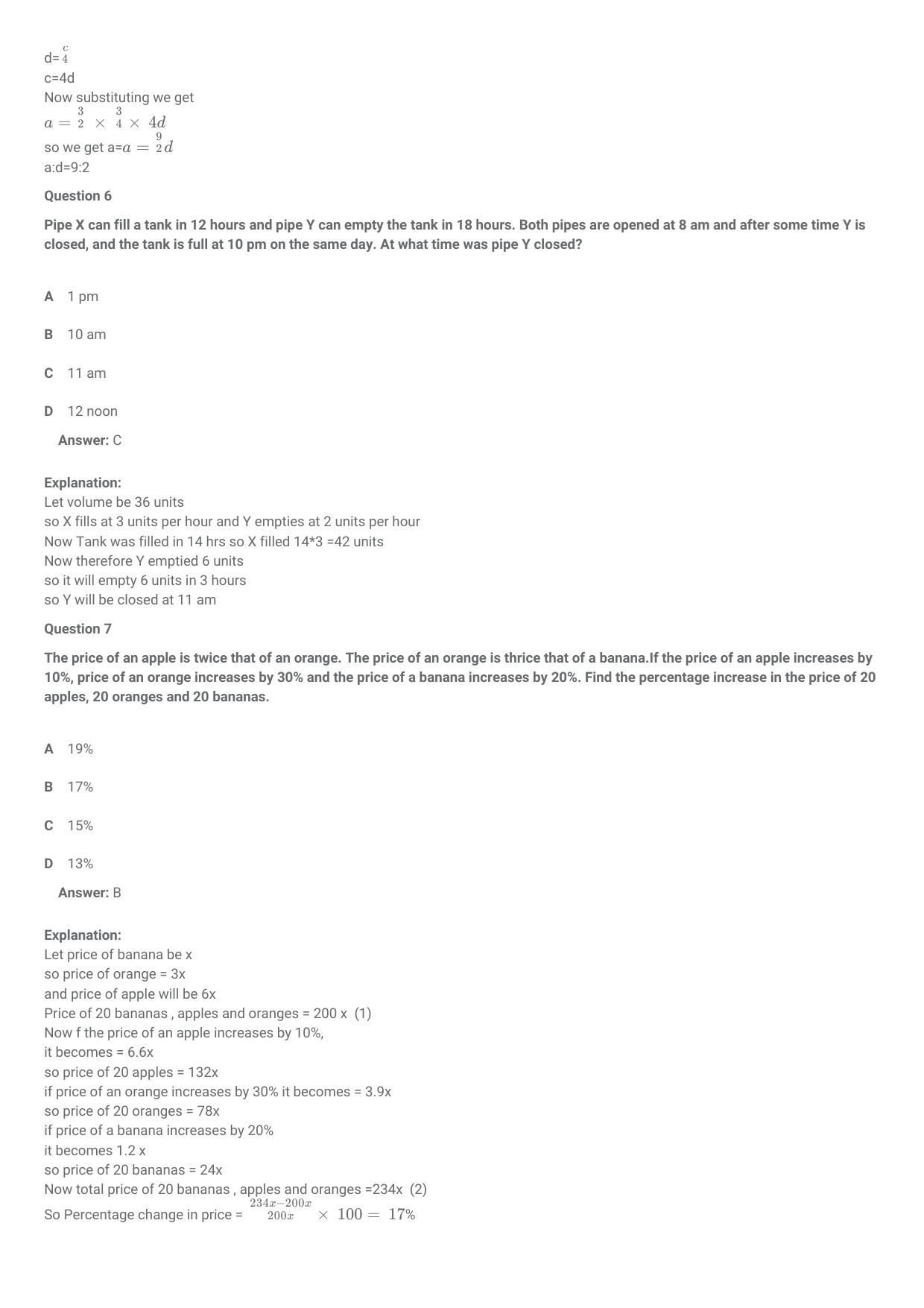 CMAT 2021 Question Paper Slot 2 - Page 4