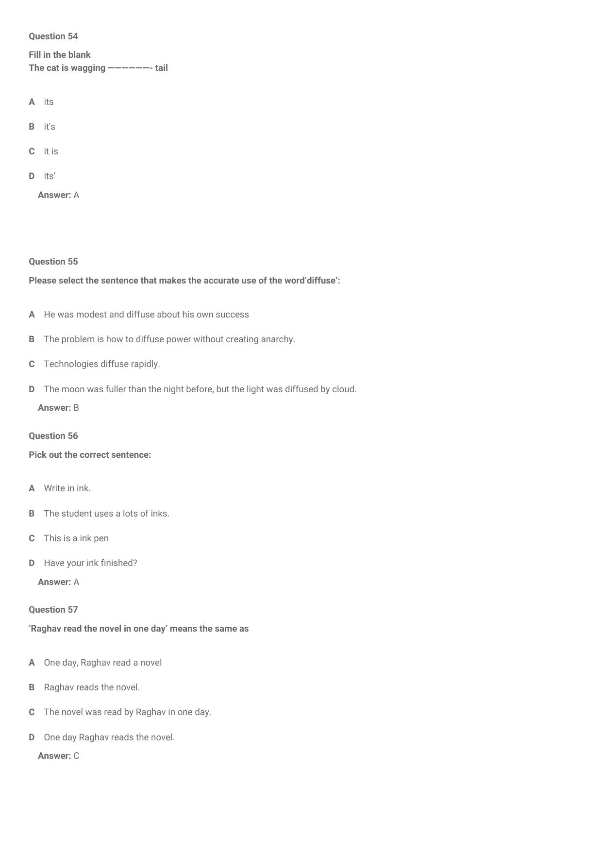 CMAT 2021 Question Paper Slot 2 - Page 25