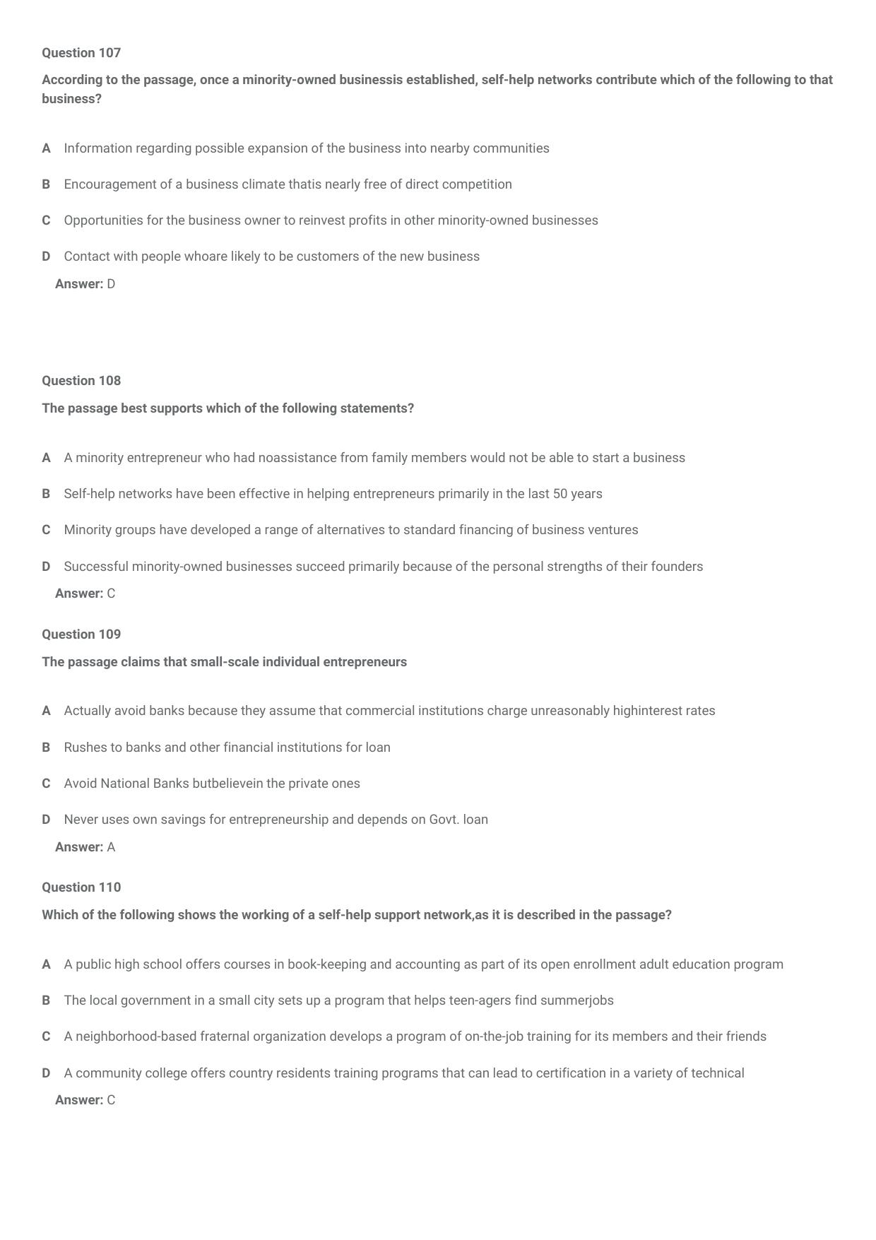 CMAT 2021 Question Paper Slot 2 - Page 39
